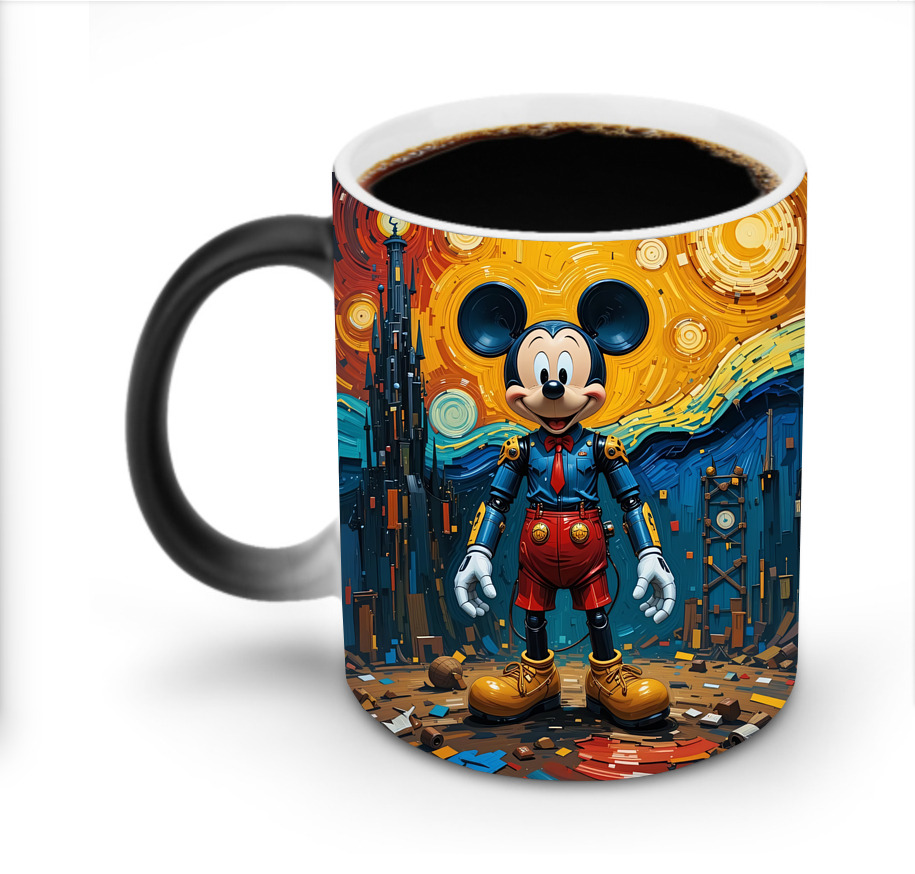 ミッキーマウス Mickey Mouse 温度変色マグカップ