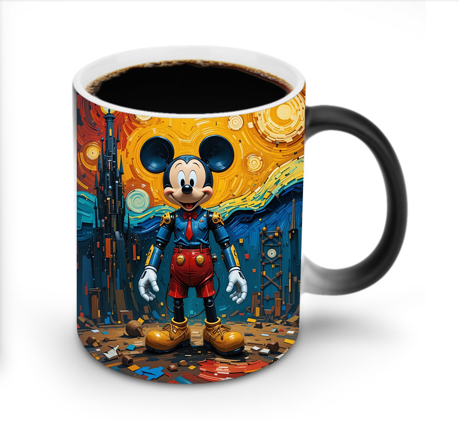 ミッキーマウス Mickey Mouse 温度変色マグカップ