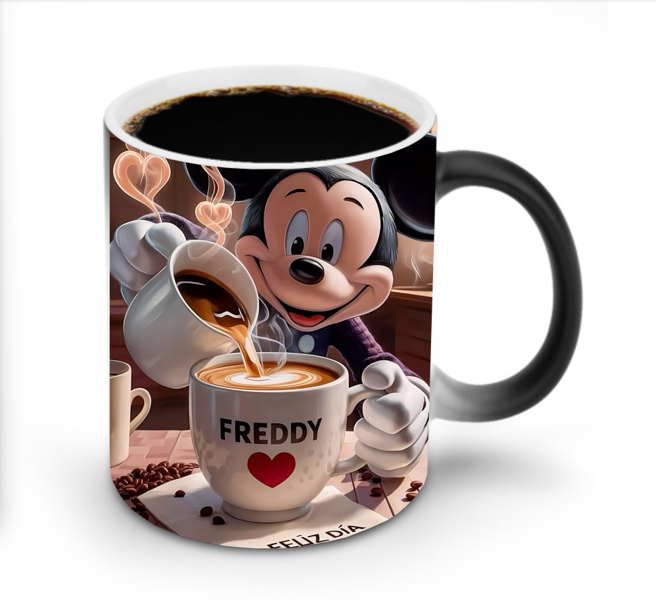 ミッキーマウス Mickey Mouse 温度変色マグカップ