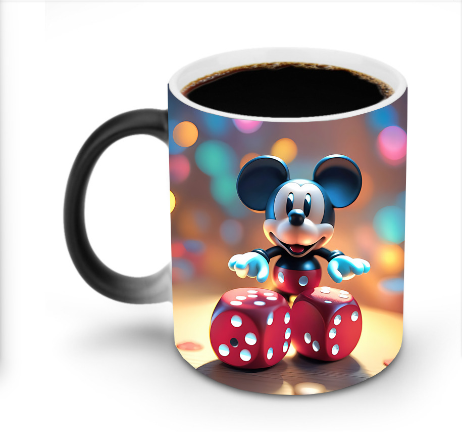 ミッキーマウス Mickey Mouse 温度変色マグカップ