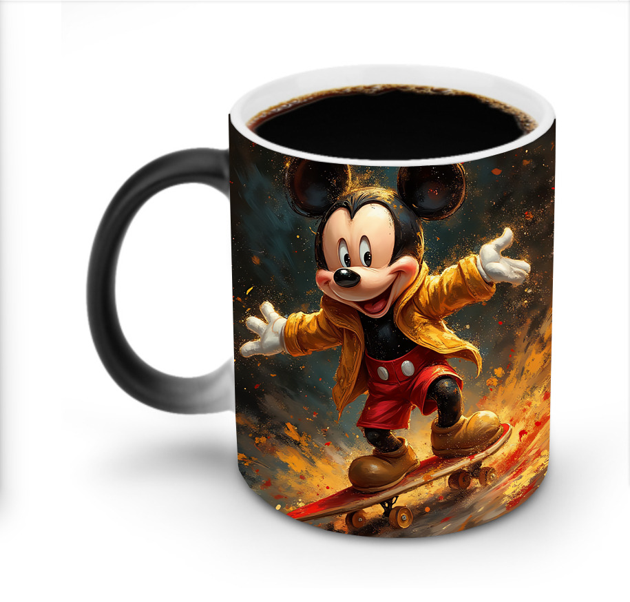 ミッキーマウス Mickey Mouse 温度変色マグカップ