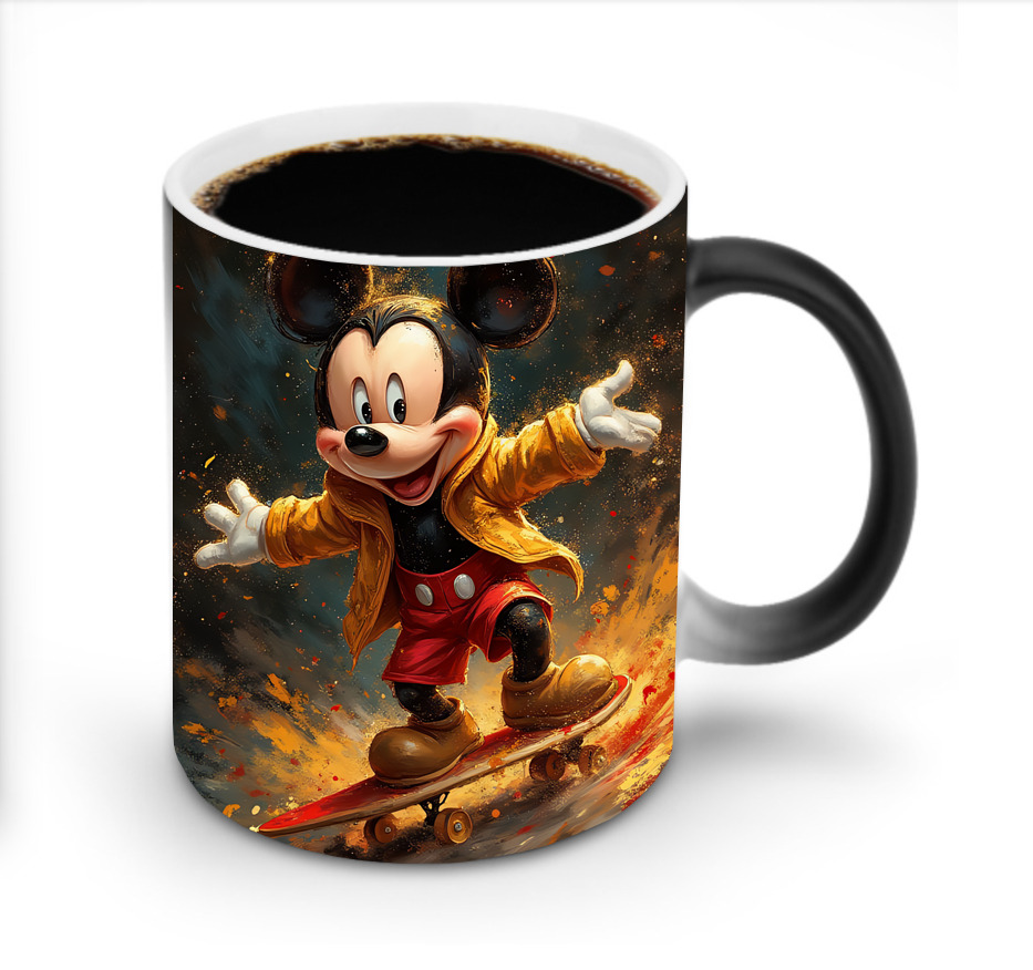 ミッキーマウス Mickey Mouse 温度変色マグカップ