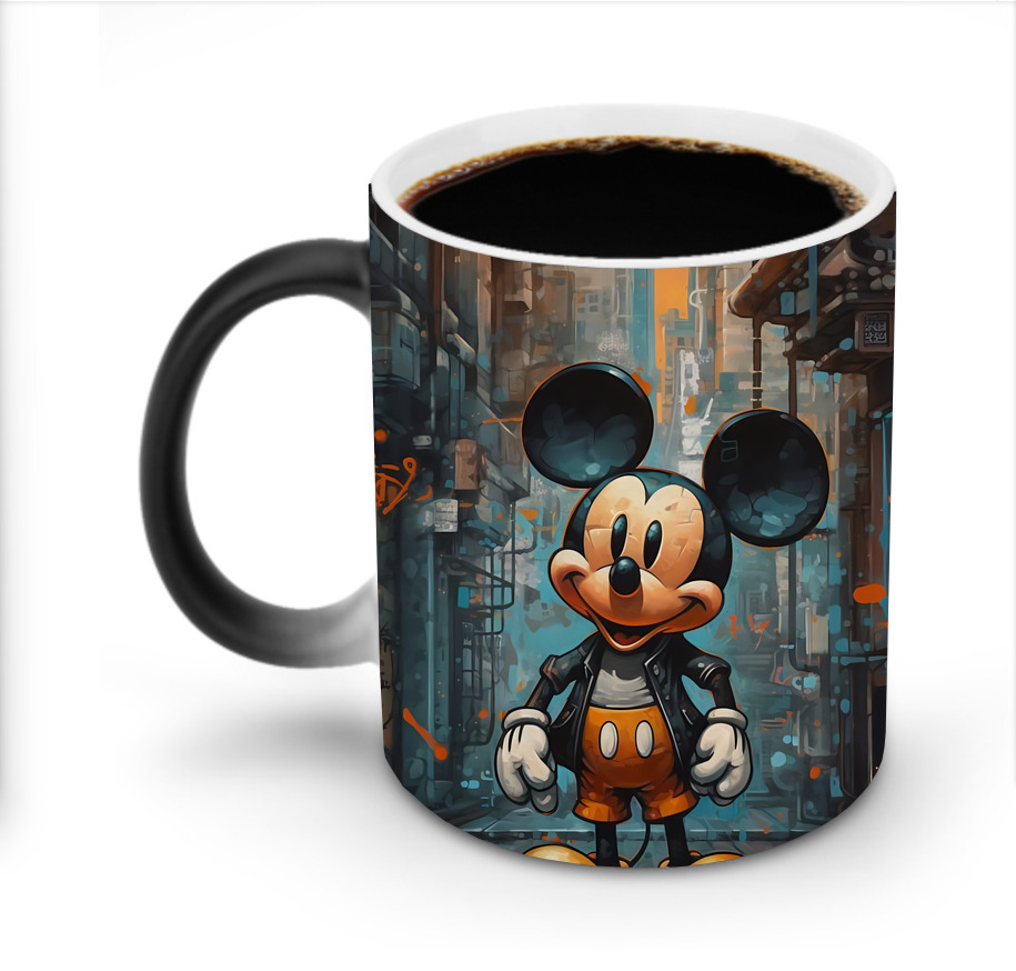 ミッキーマウス Mickey Mouse 温度変色マグカップ