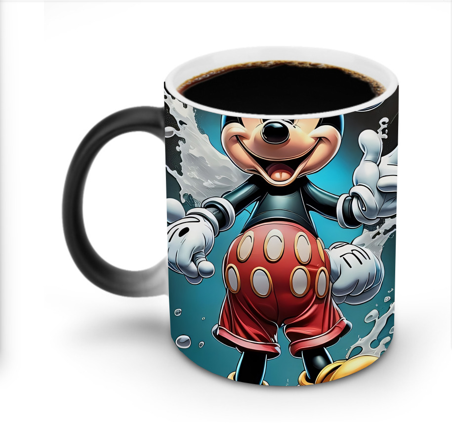 ミッキーマウス Mickey Mouse 温度変色マグカップ