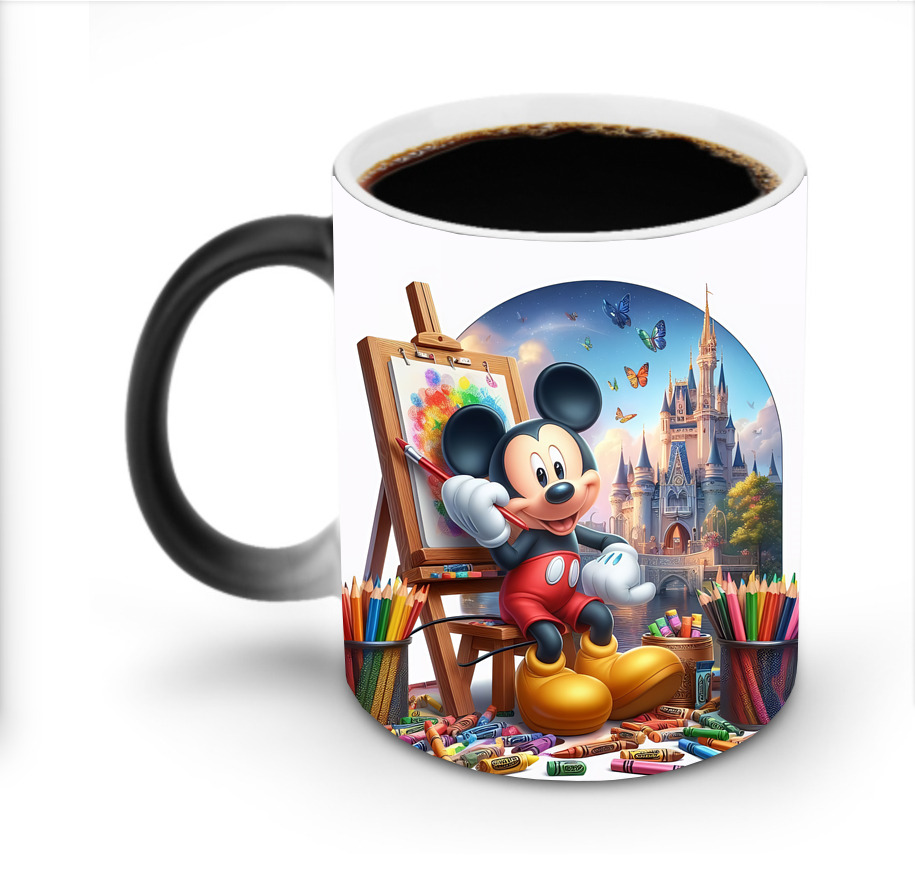 ミッキーマウス Mickey Mouse 温度変色マグカップ