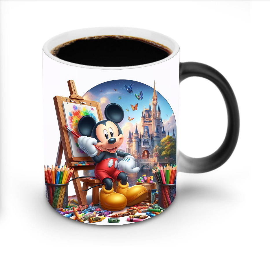 ミッキーマウス Mickey Mouse 温度変色マグカップ
