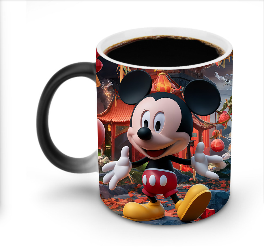 ミッキーマウス Mickey Mouse 温度変色マグカップ