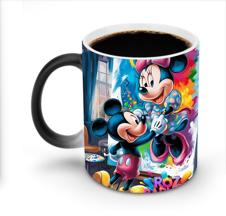 ミッキーマウス Mickey Mouse 温度変色マグカップ