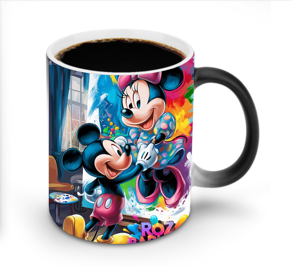 ミッキーマウス Mickey Mouse 温度変色マグカップ