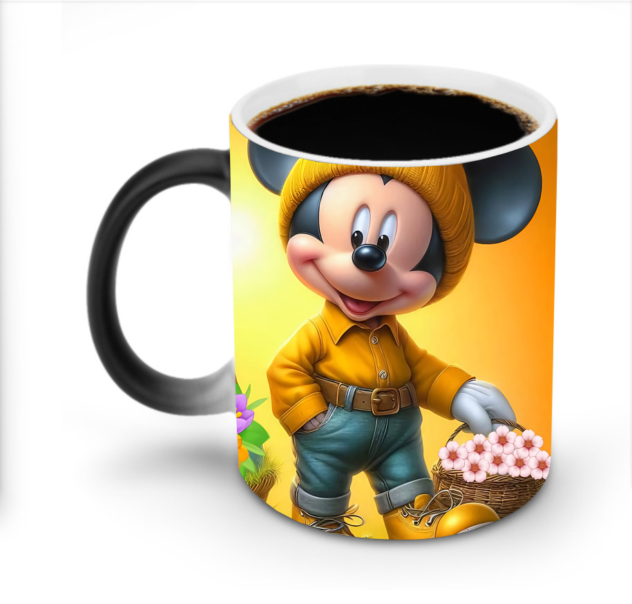 ミッキーマウス Mickey Mouse 温度変色マグカップ