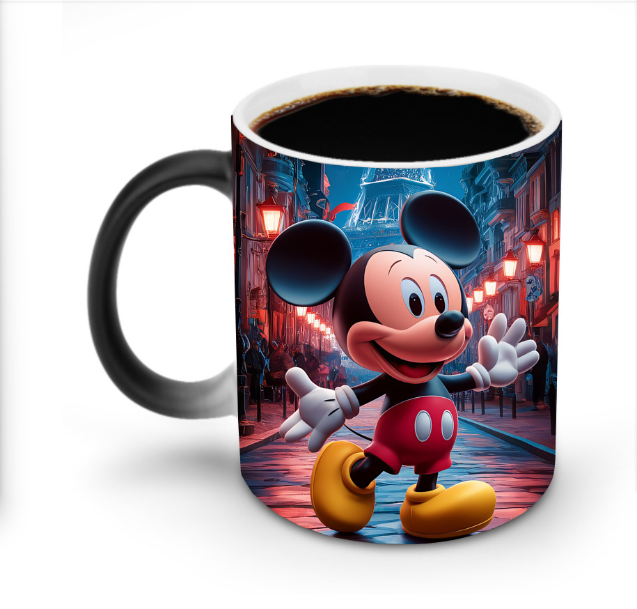ミッキーマウス Mickey Mouse 温度変色マグカップ