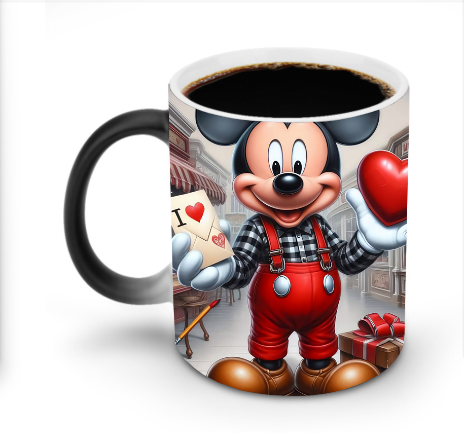 ミッキーマウス Mickey Mouse 温度変色マグカップ