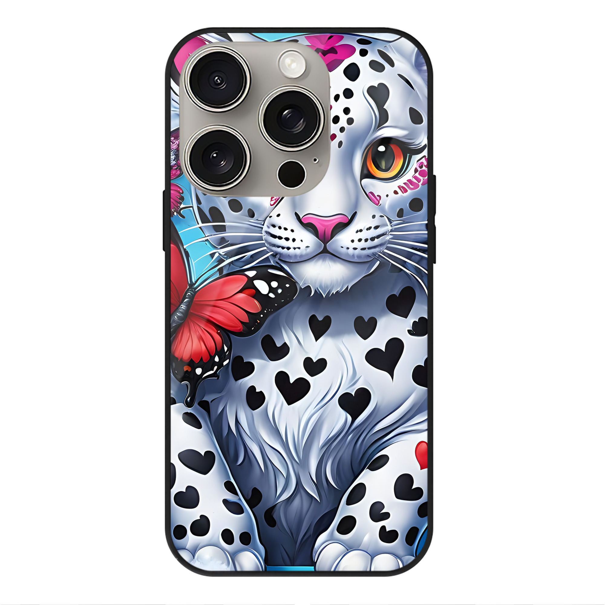 （画像用） ミッキーマウス Mickey Mouse 【iPhone15Pro対応】スマホケース 耐衝撃＆黄変防止 背面ガラス
