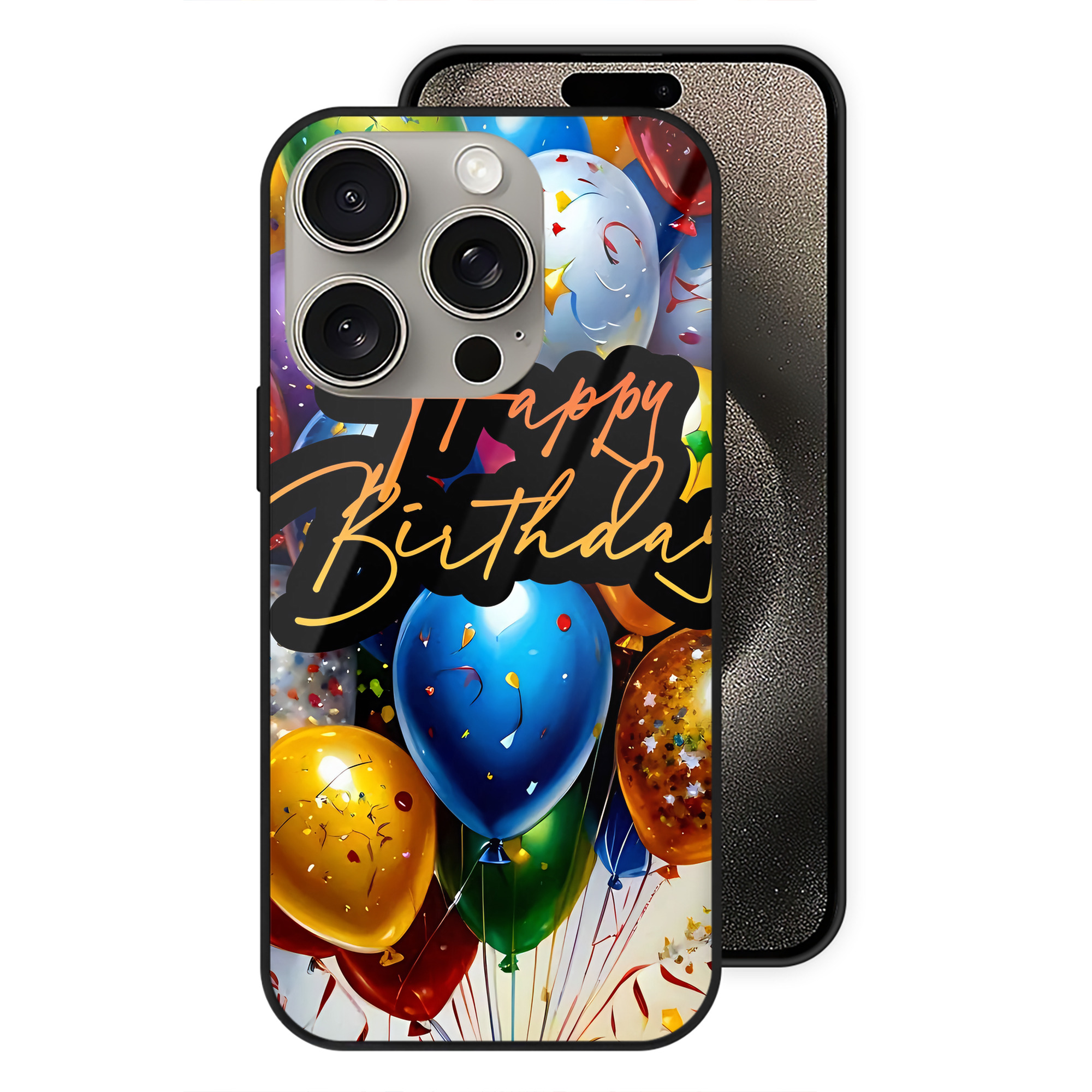 （画像用） ミッキーマウス Mickey Mouse 【iPhone15Pro対応】スマホケース 耐衝撃＆黄変防止 背面ガラス