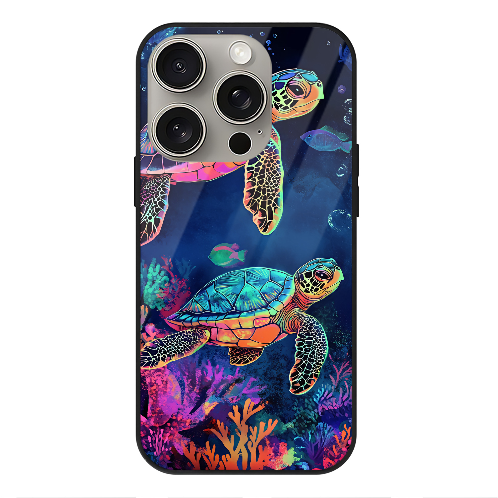 （画像用） ミッキーマウス Mickey Mouse 【iPhone15Pro対応】スマホケース 耐衝撃＆黄変防止 背面ガラス