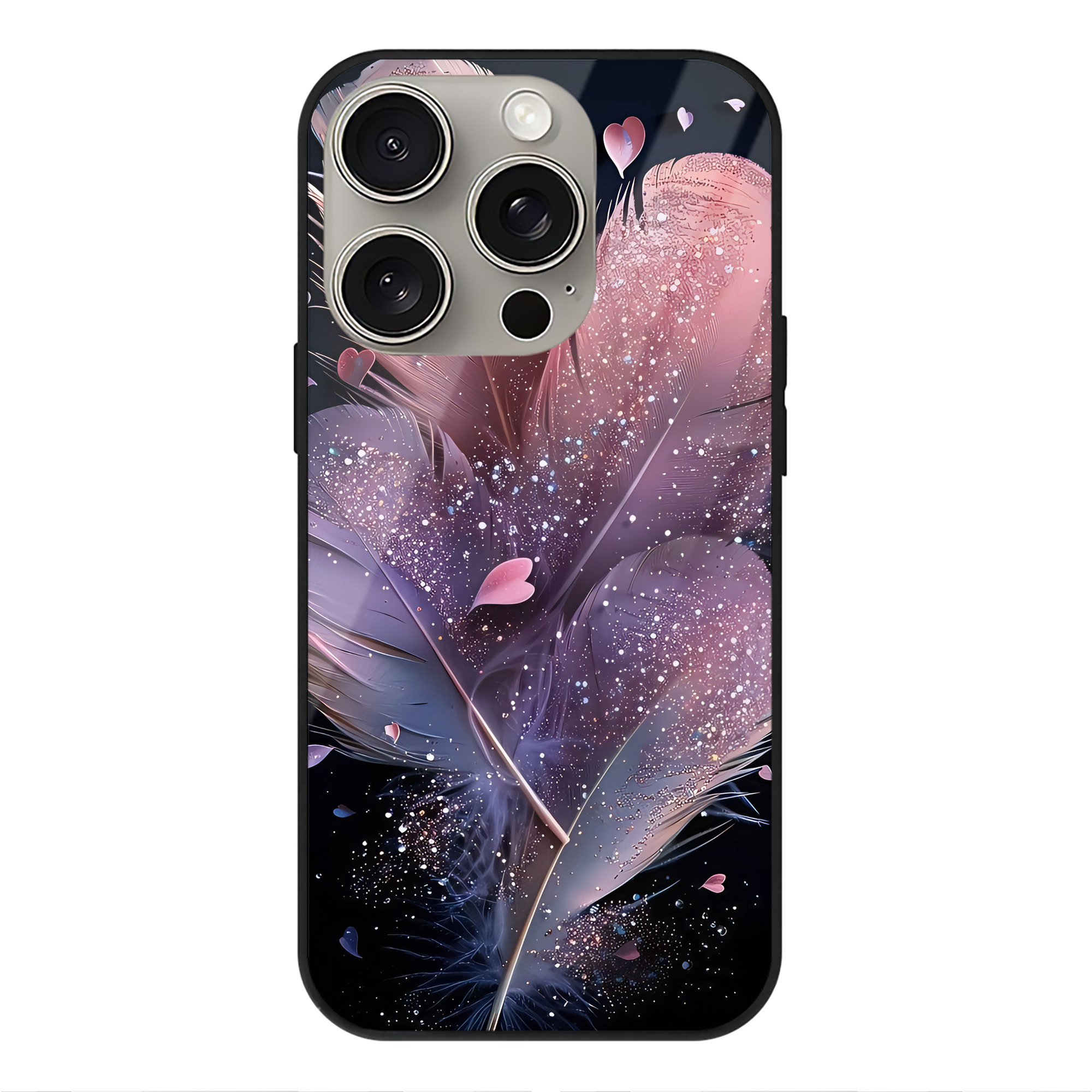 （画像用） ミッキーマウス Mickey Mouse 【iPhone15Pro対応】スマホケース 耐衝撃＆黄変防止 背面ガラス