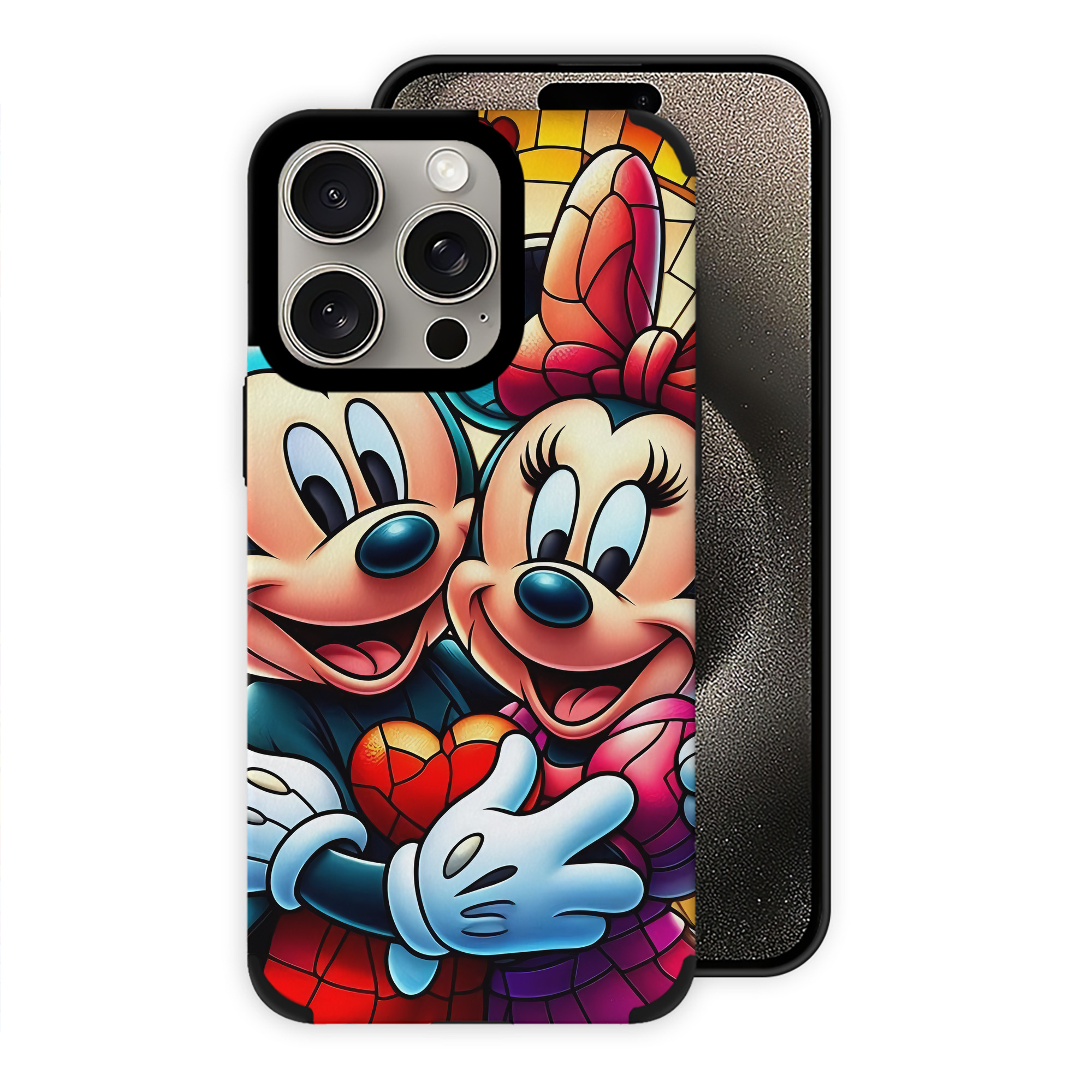 （画像用） ミッキーマウス Mickey Mouse 【iPhone15ProMax対応】 PUレザー スマホケース 耐衝撃＆黄変防止