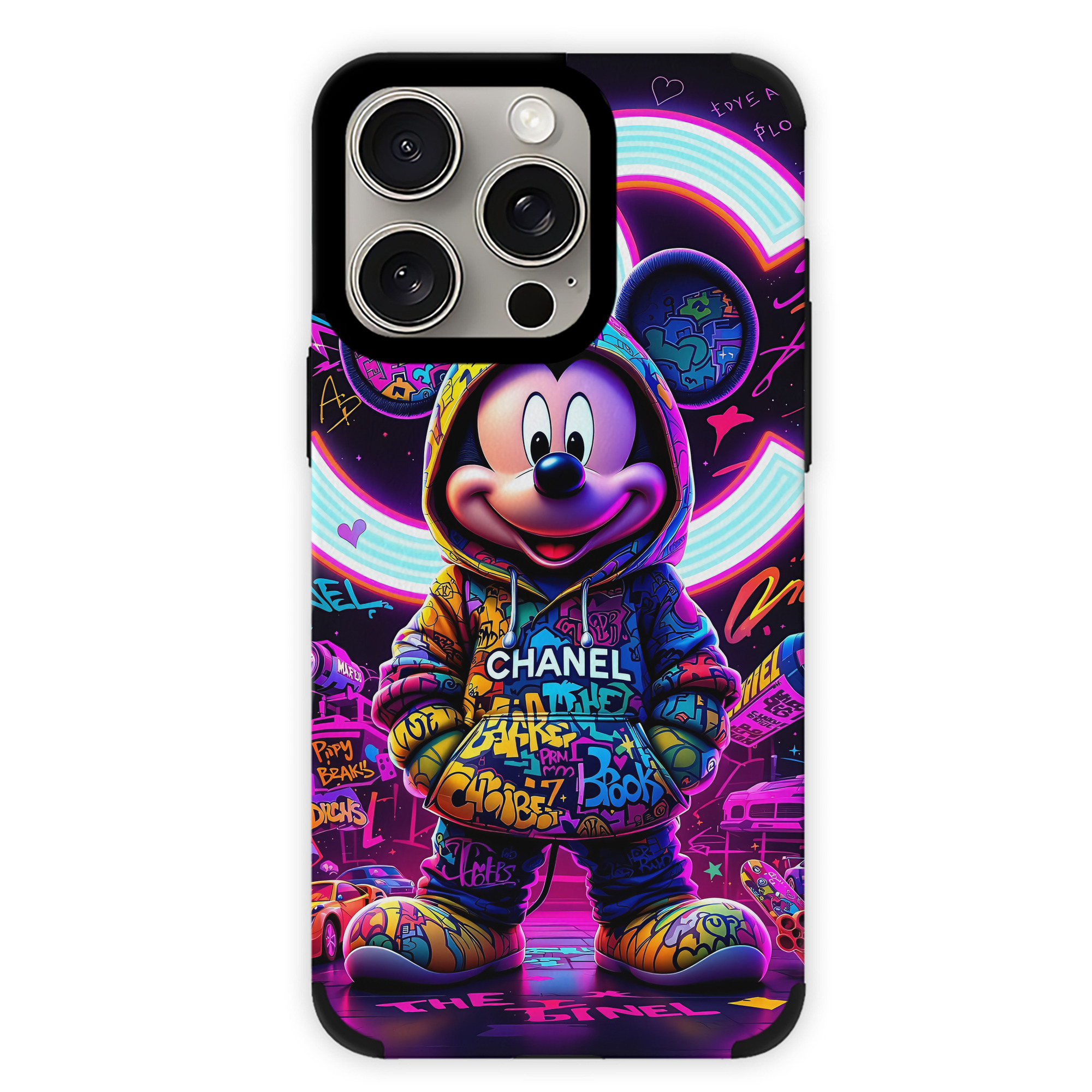 （画像用） ミッキーマウス Mickey Mouse 【iPhone15ProMax対応】 PUレザー スマホケース 耐衝撃＆黄変防止