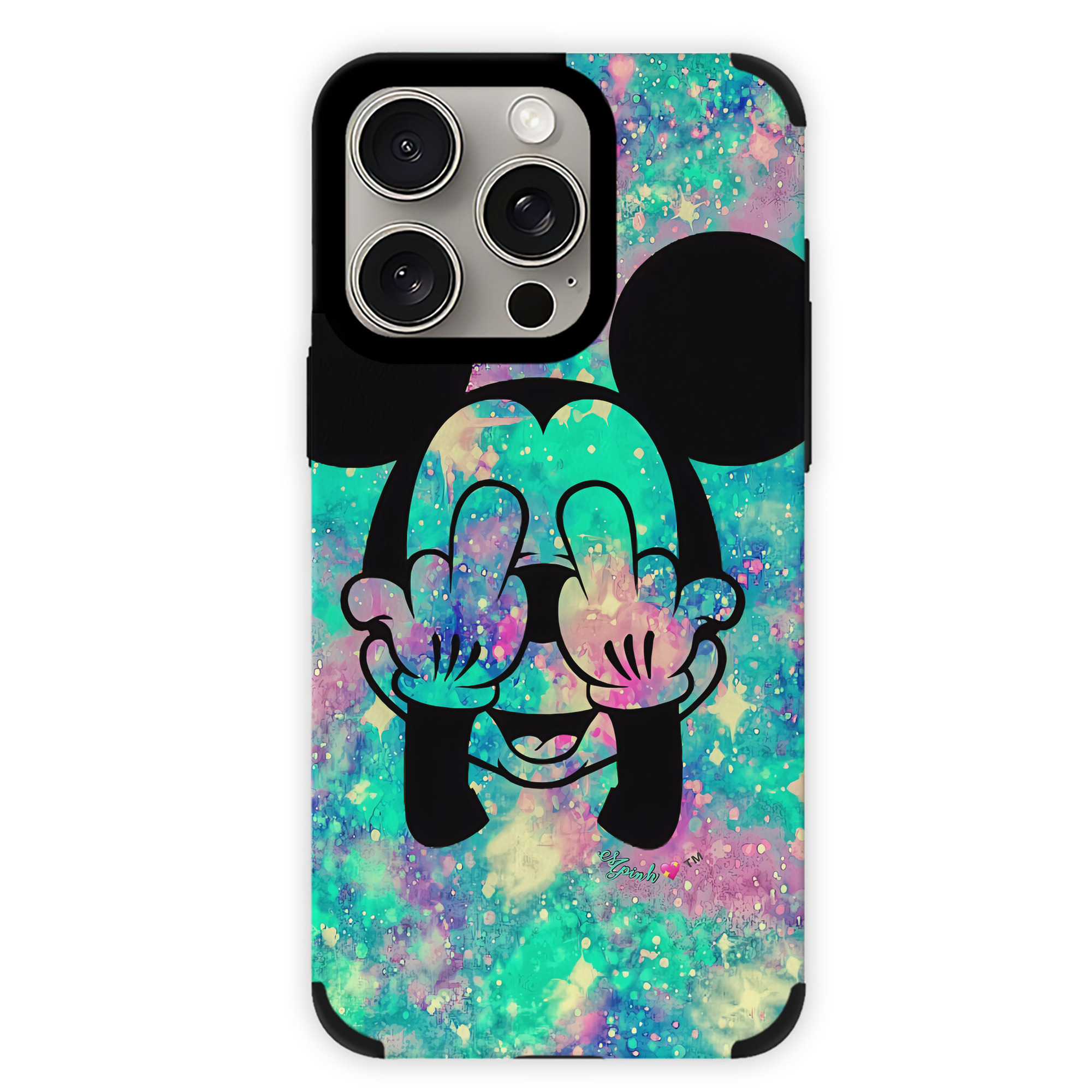 （画像用） ミッキーマウス Mickey Mouse 【iPhone15ProMax対応】 PUレザー スマホケース 耐衝撃＆黄変防止