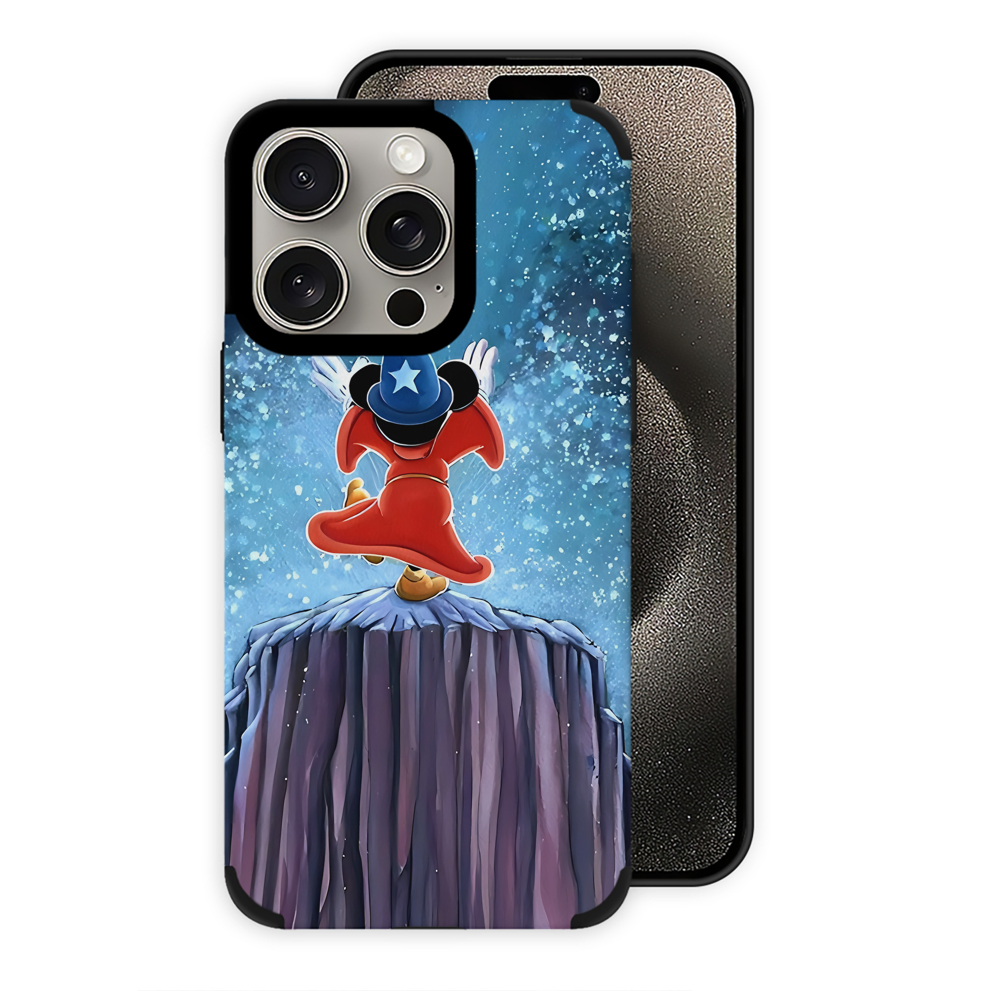 （画像用） ミッキーマウス Mickey Mouse 【iPhone15ProMax対応】 PUレザー スマホケース 耐衝撃＆黄変防止