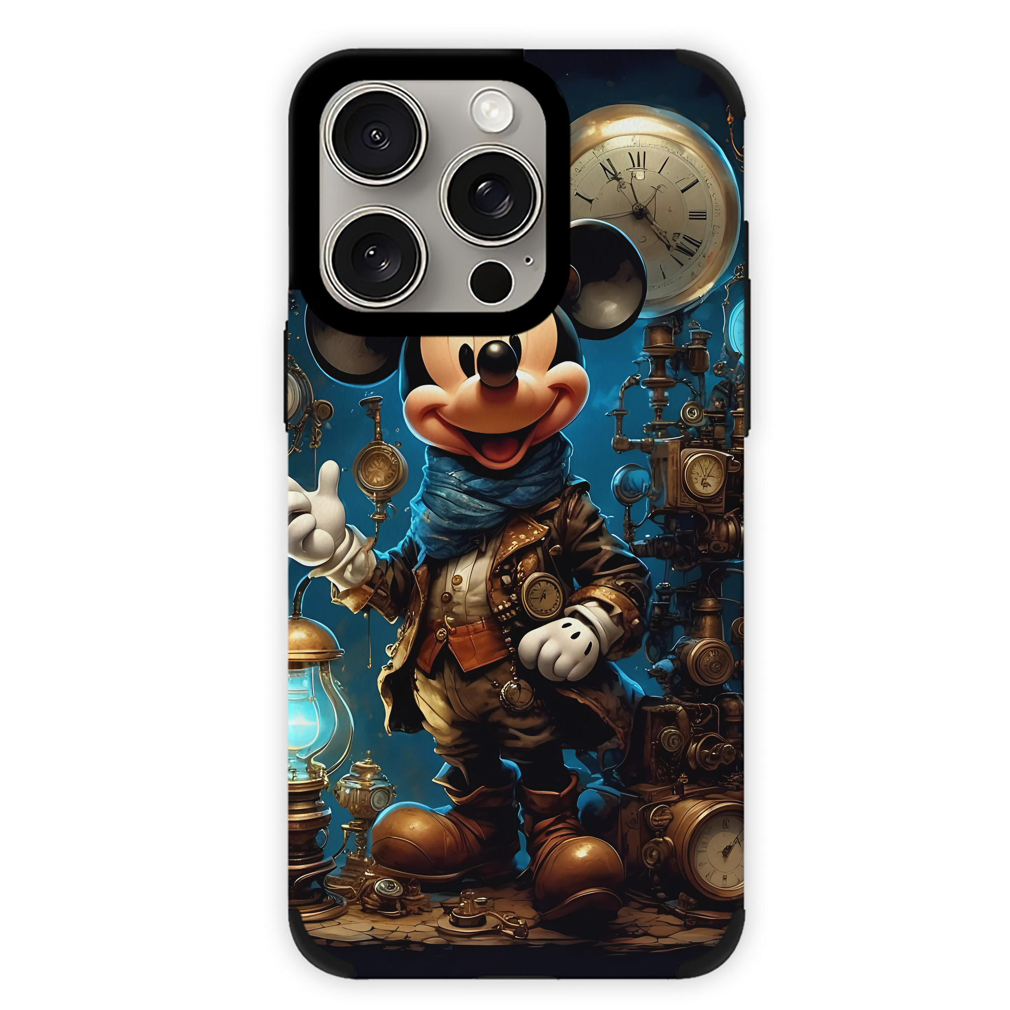 （画像用） ミッキーマウス Mickey Mouse 【iPhone15ProMax対応】 PUレザー スマホケース 耐衝撃＆黄変防止