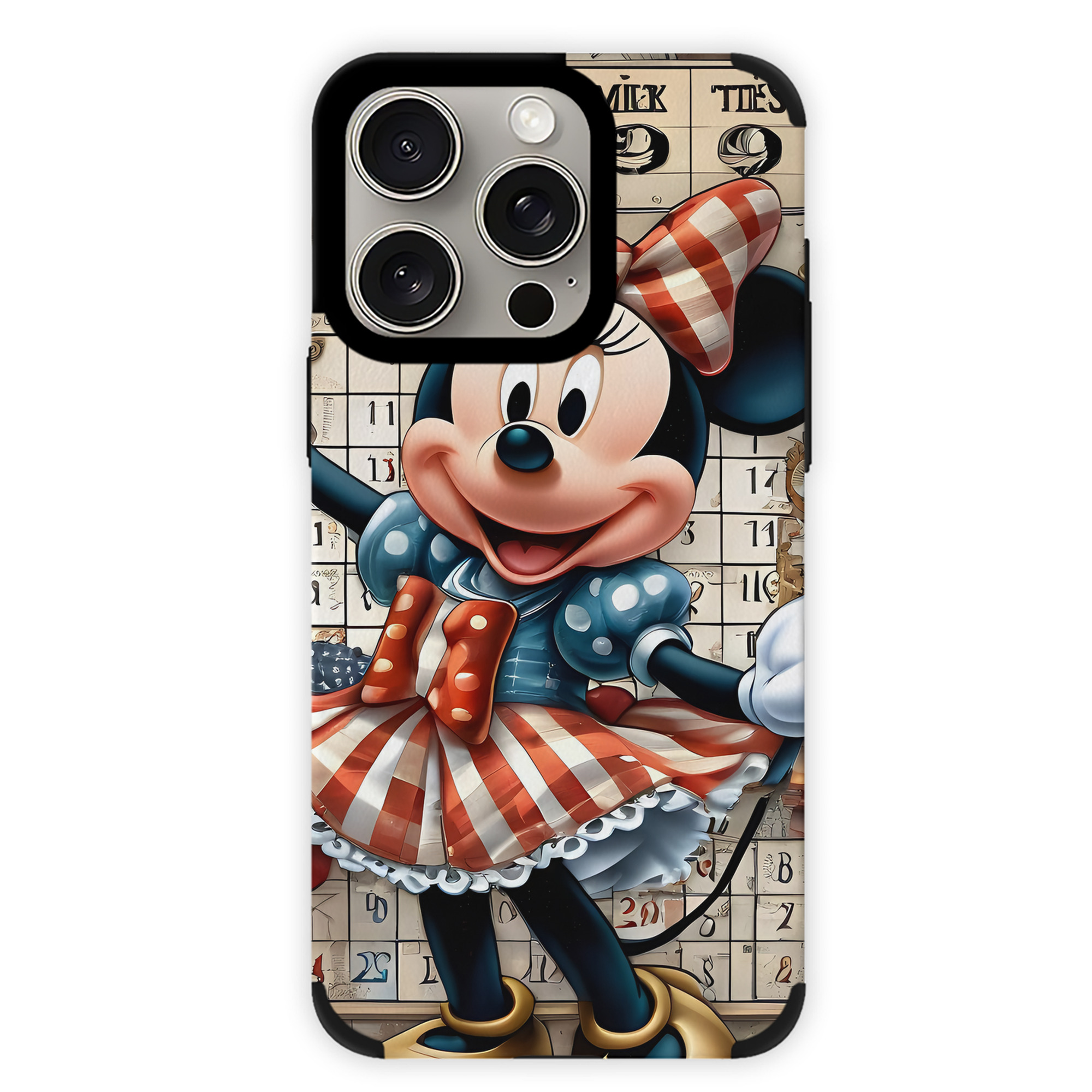 （画像用） ミッキーマウス Mickey Mouse 【iPhone15ProMax対応】 PUレザー スマホケース 耐衝撃＆黄変防止