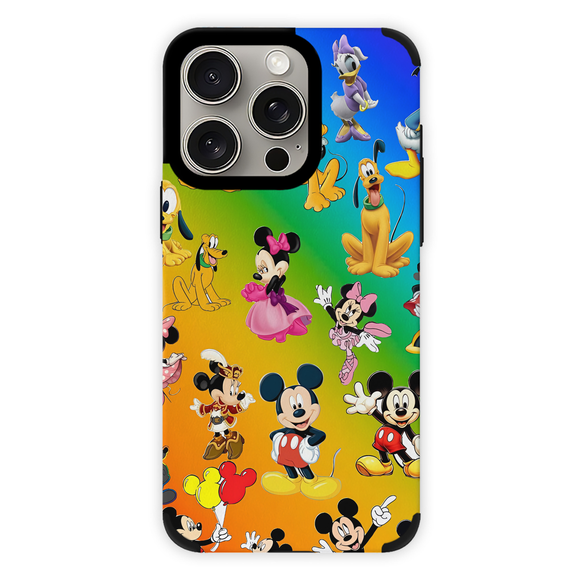 （画像用） ミッキーマウス Mickey Mouse 【iPhone15ProMax対応】 PUレザー スマホケース 耐衝撃＆黄変防止