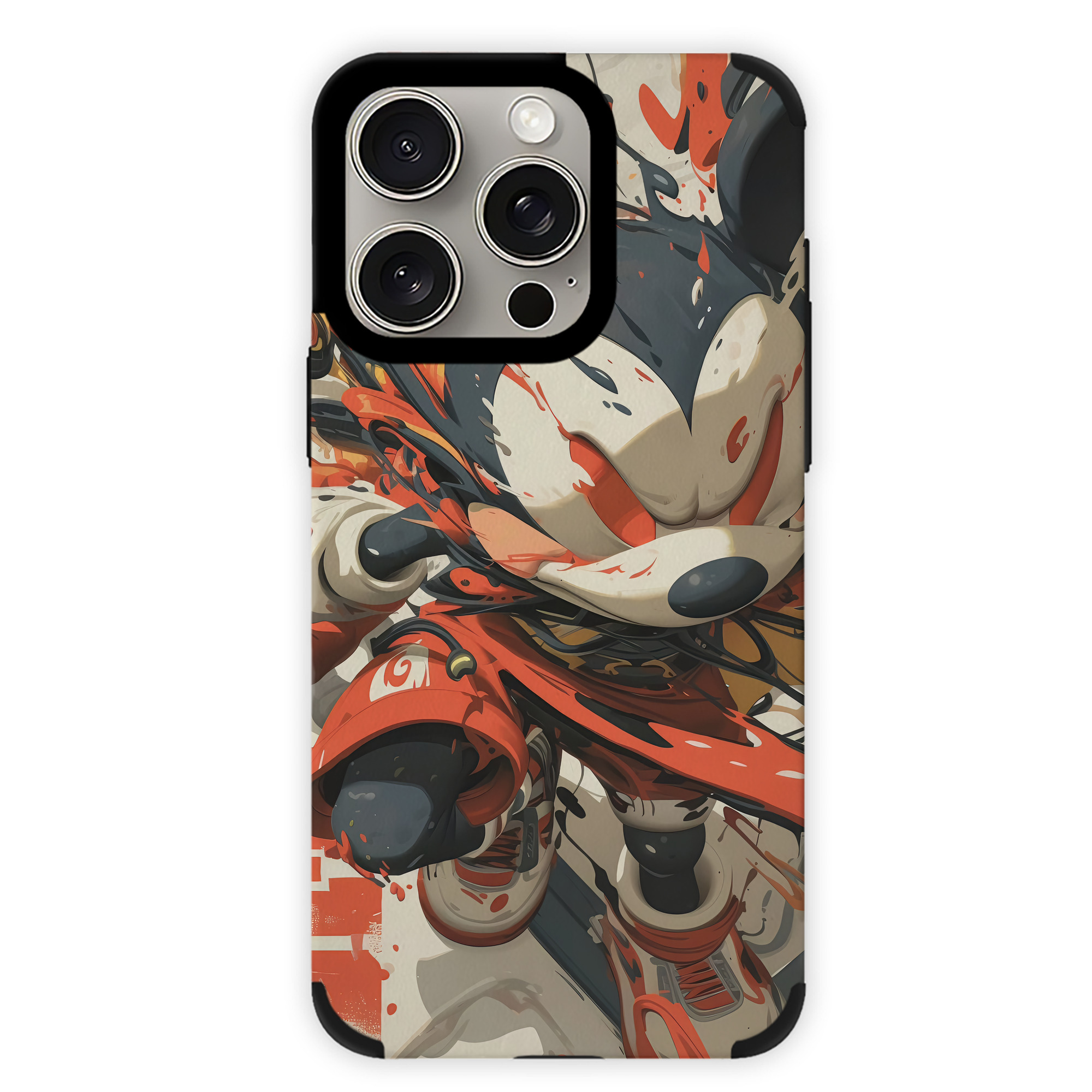（画像用） ミッキーマウス Mickey Mouse 【iPhone15ProMax対応】 PUレザー スマホケース 耐衝撃＆黄変防止