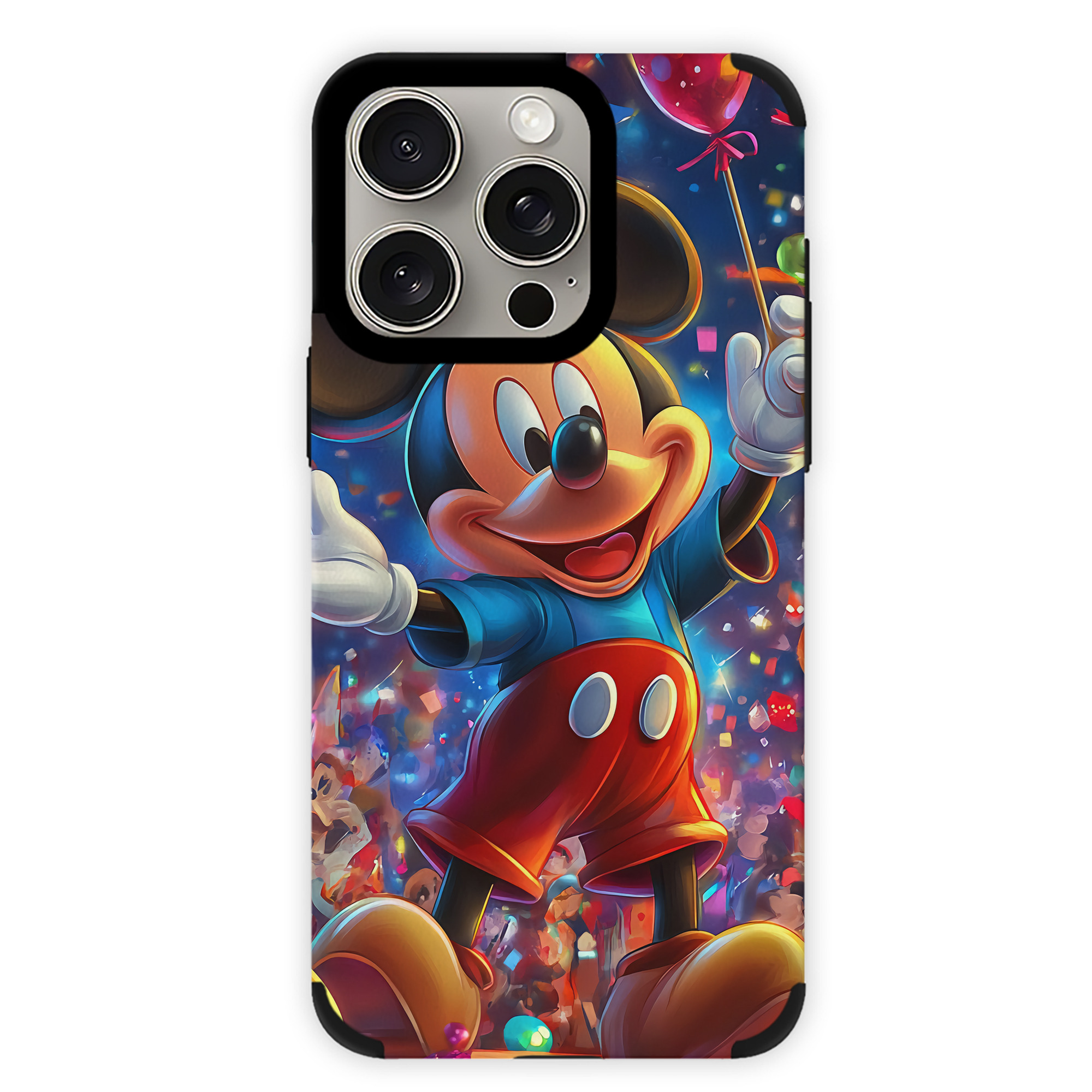 （画像用） ミッキーマウス Mickey Mouse 【iPhone15ProMax対応】 PUレザー スマホケース 耐衝撃＆黄変防止
