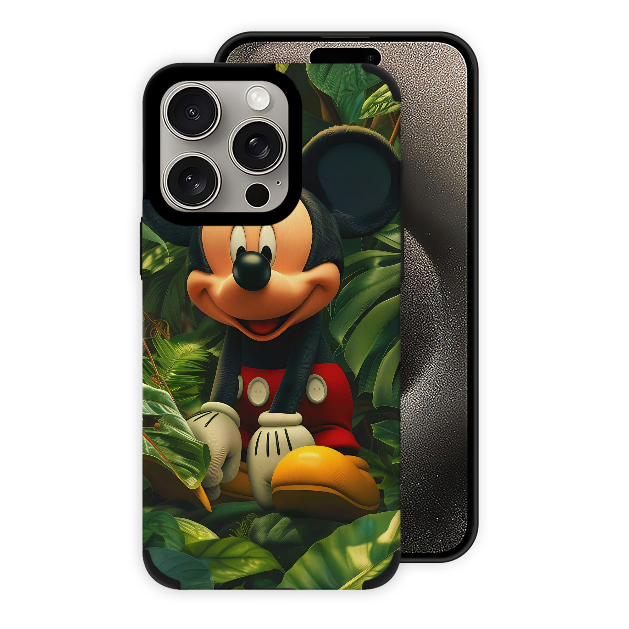 （画像用） ミッキーマウス Mickey Mouse 【iPhone15ProMax対応】 PUレザー スマホケース 耐衝撃＆黄変防止