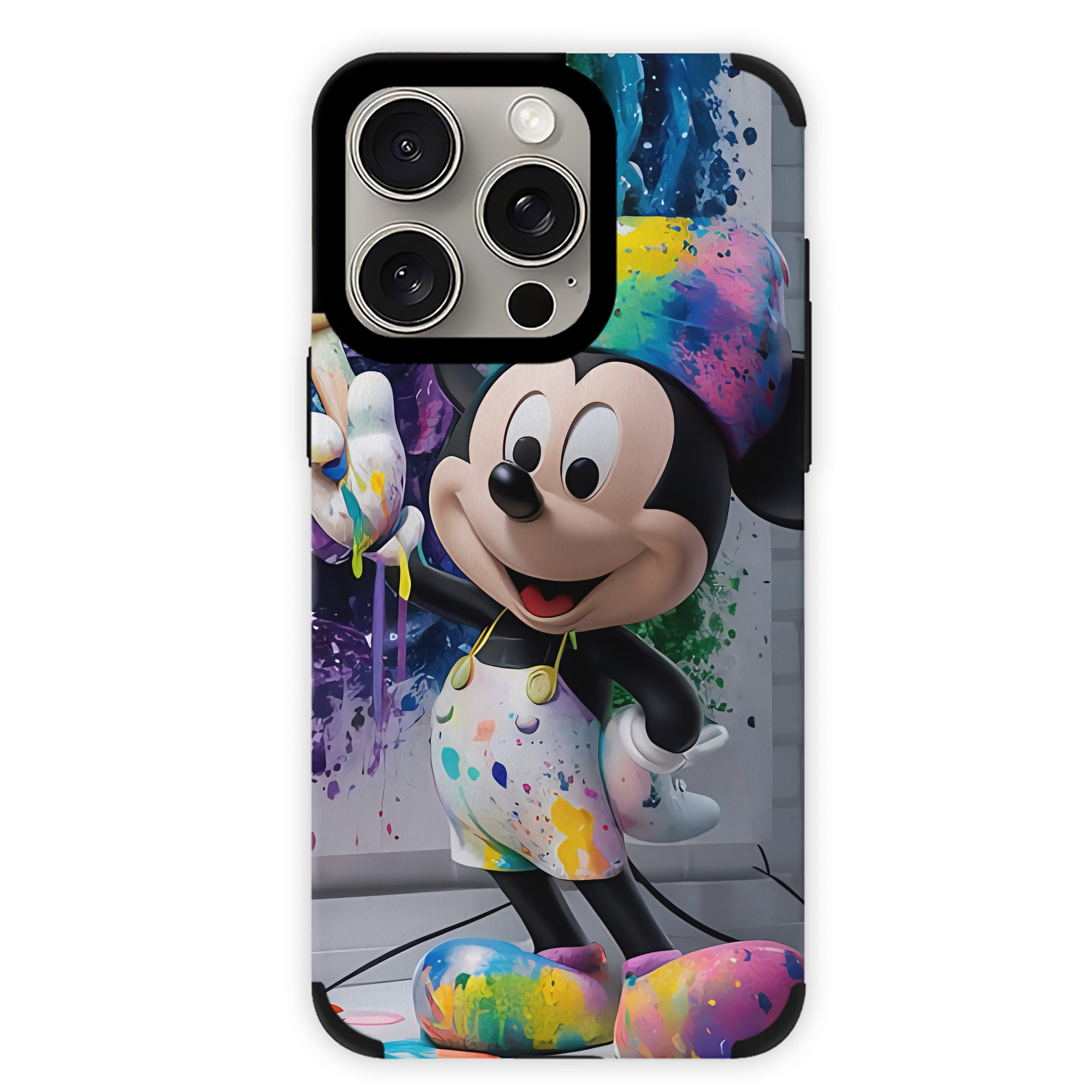 （画像用） ミッキーマウス Mickey Mouse 【iPhone15ProMax対応】 PUレザー スマホケース 耐衝撃＆黄変防止