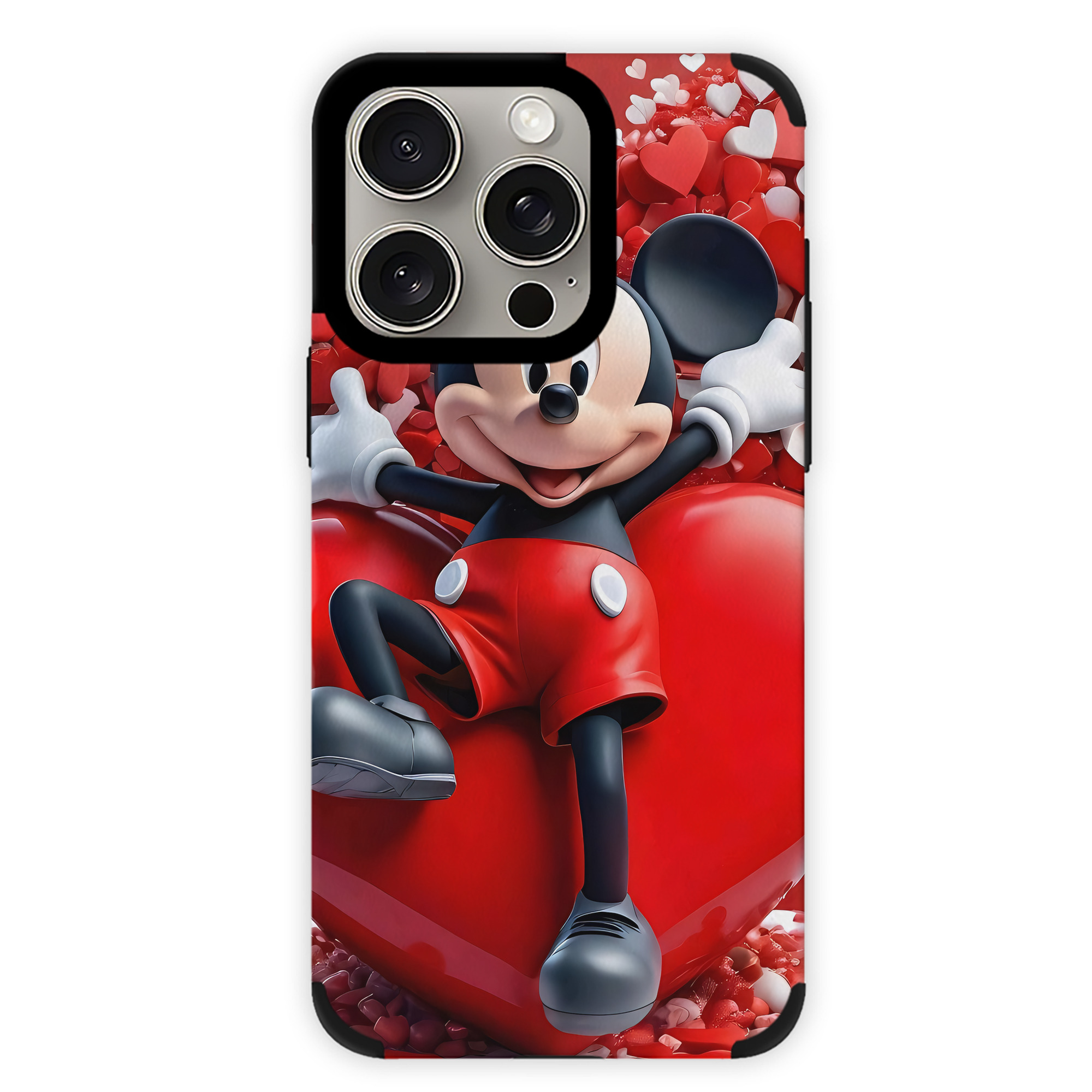 （画像用） ミッキーマウス Mickey Mouse 【iPhone15ProMax対応】 PUレザー スマホケース 耐衝撃＆黄変防止