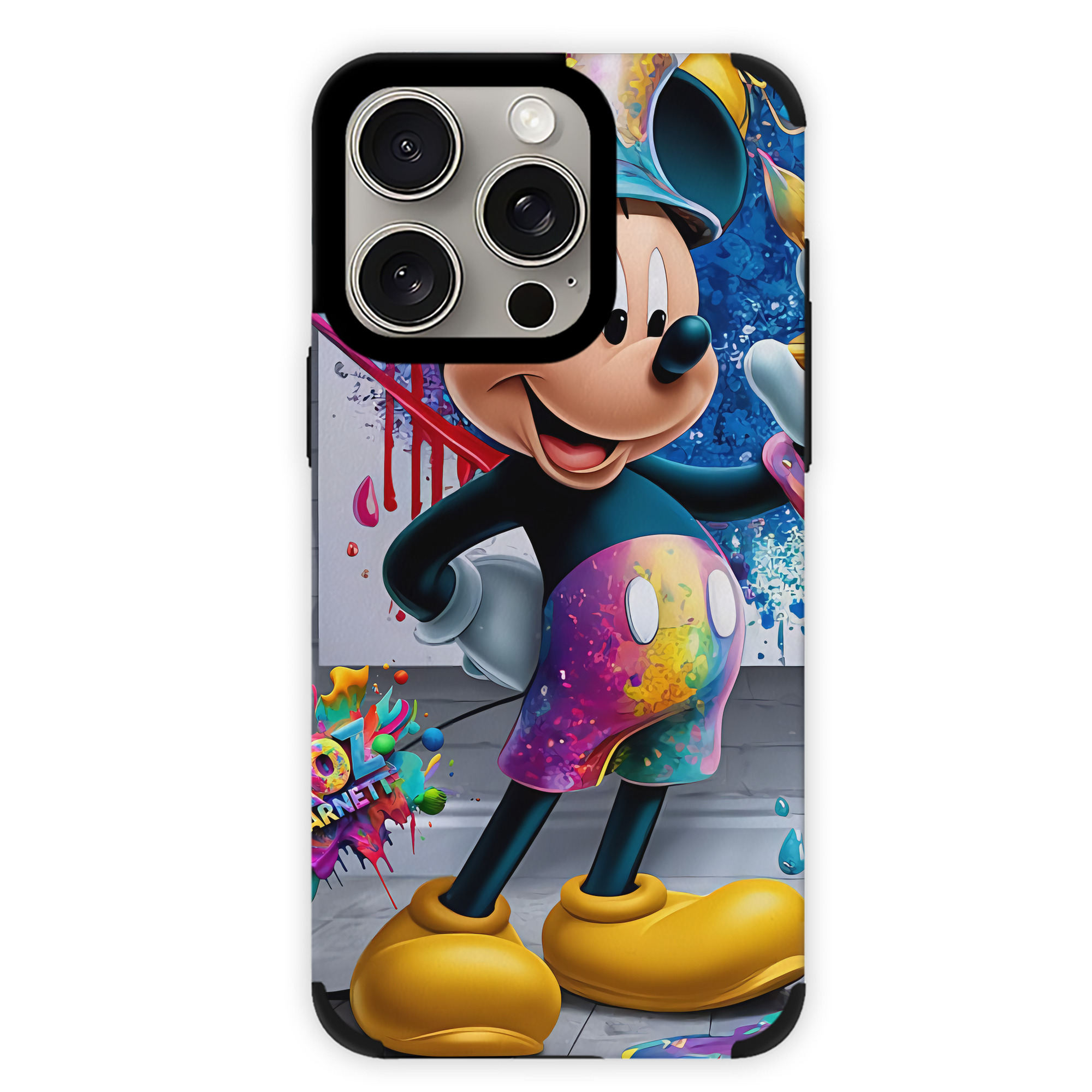 （画像用） ミッキーマウス Mickey Mouse 【iPhone15ProMax対応】 PUレザー スマホケース 耐衝撃＆黄変防止