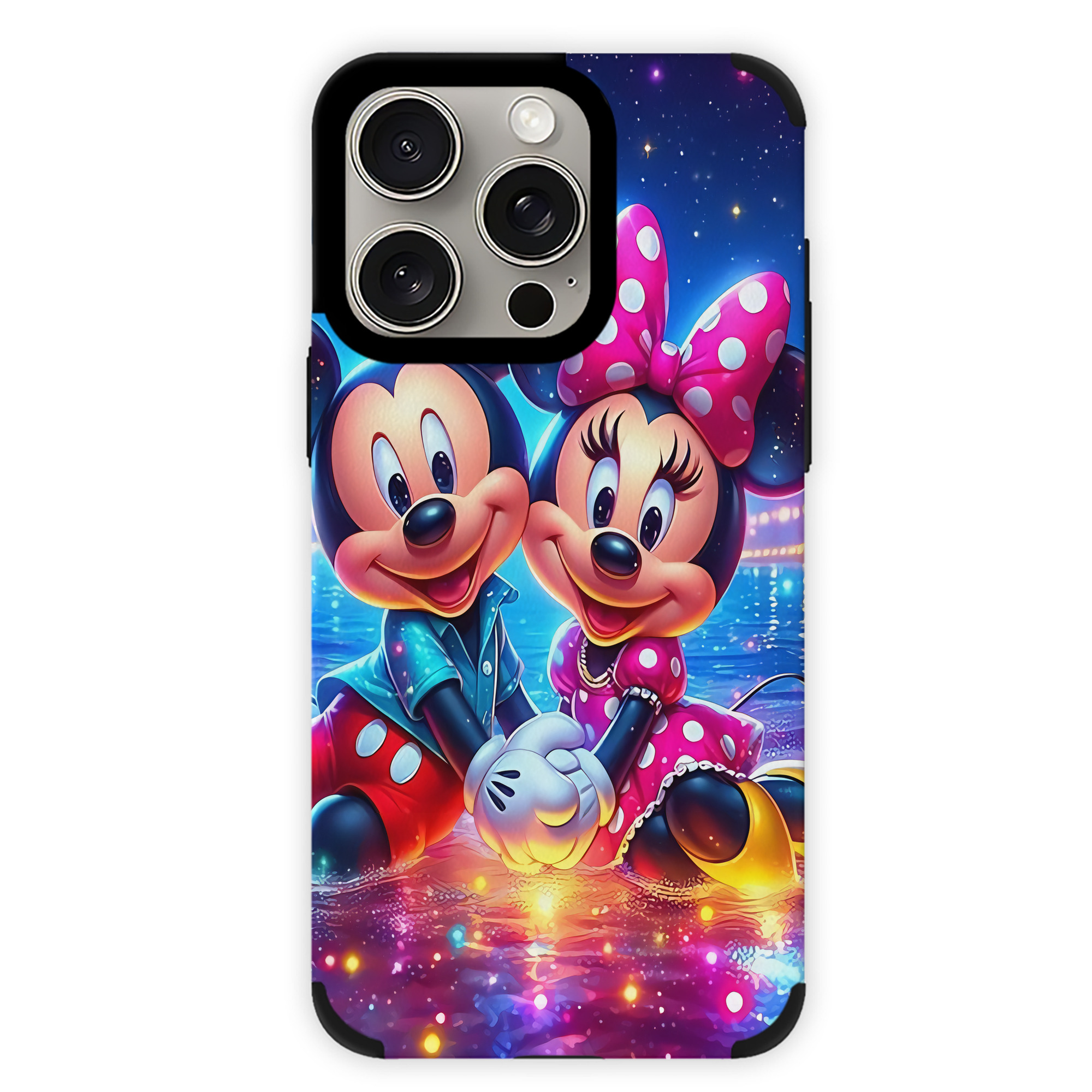 （画像用） ミッキーマウス Mickey Mouse 【iPhone15ProMax対応】 PUレザー スマホケース 耐衝撃＆黄変防止