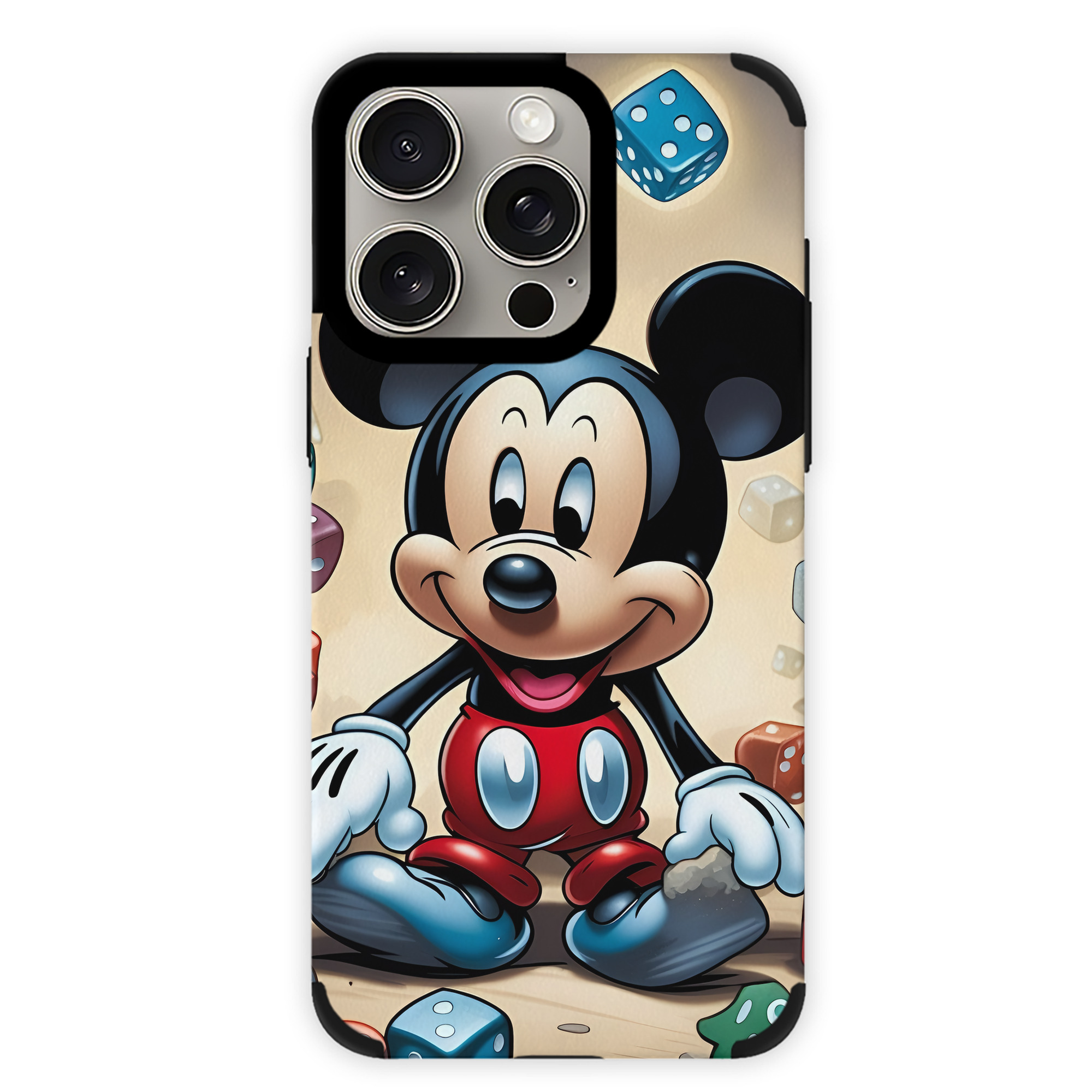 （画像用） ミッキーマウス Mickey Mouse 【iPhone15ProMax対応】 PUレザー スマホケース 耐衝撃＆黄変防止