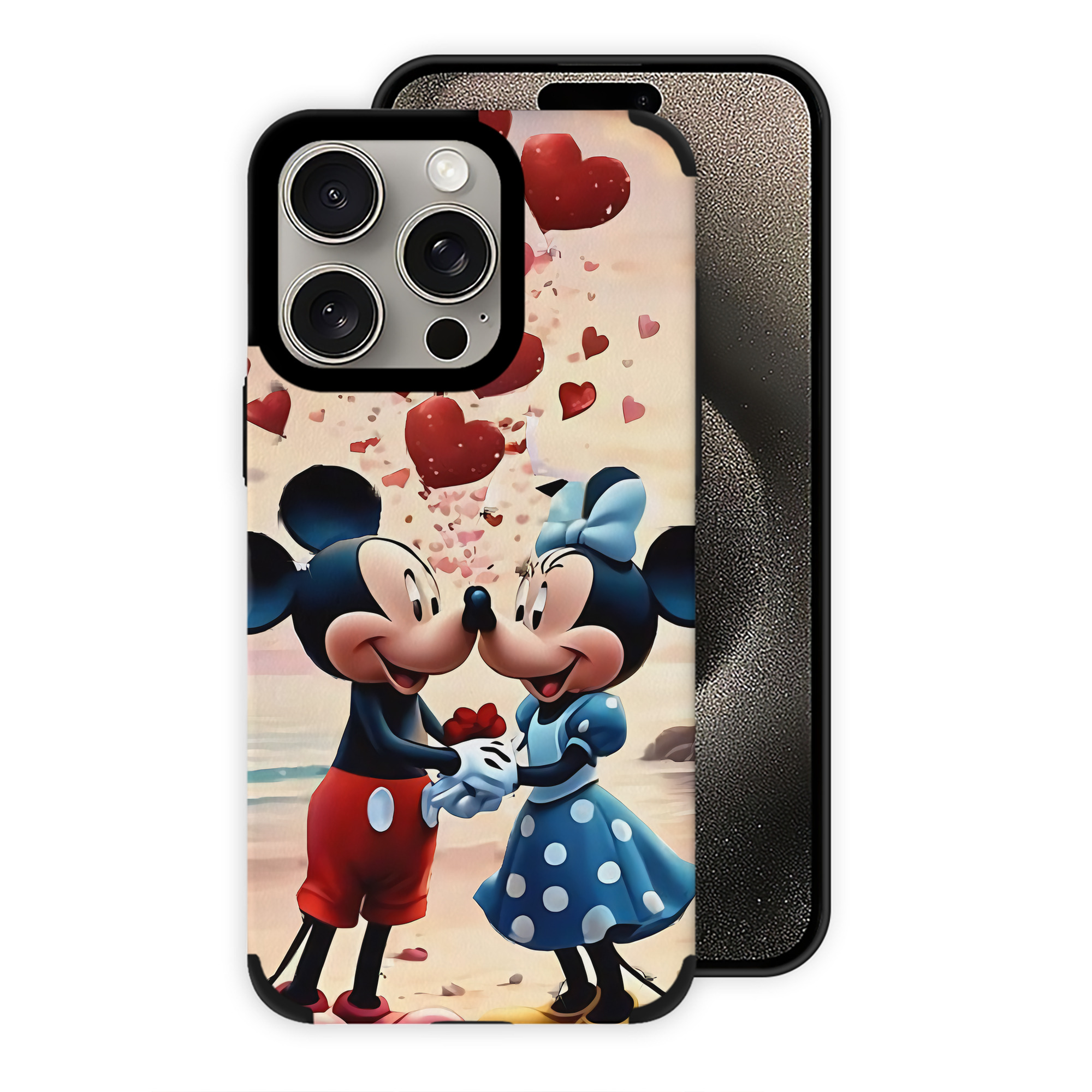 （画像用） ミッキーマウス Mickey Mouse 【iPhone15ProMax対応】 PUレザー スマホケース 耐衝撃＆黄変防止