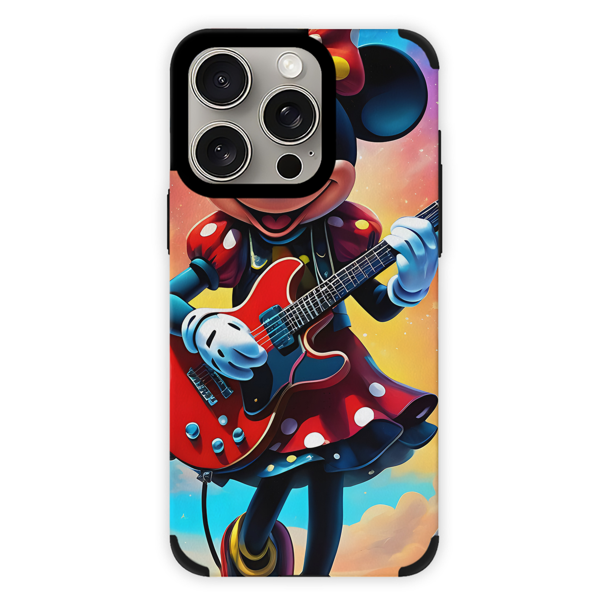 （画像用） ミッキーマウス Mickey Mouse 【iPhone15ProMax対応】 PUレザー スマホケース 耐衝撃＆黄変防止