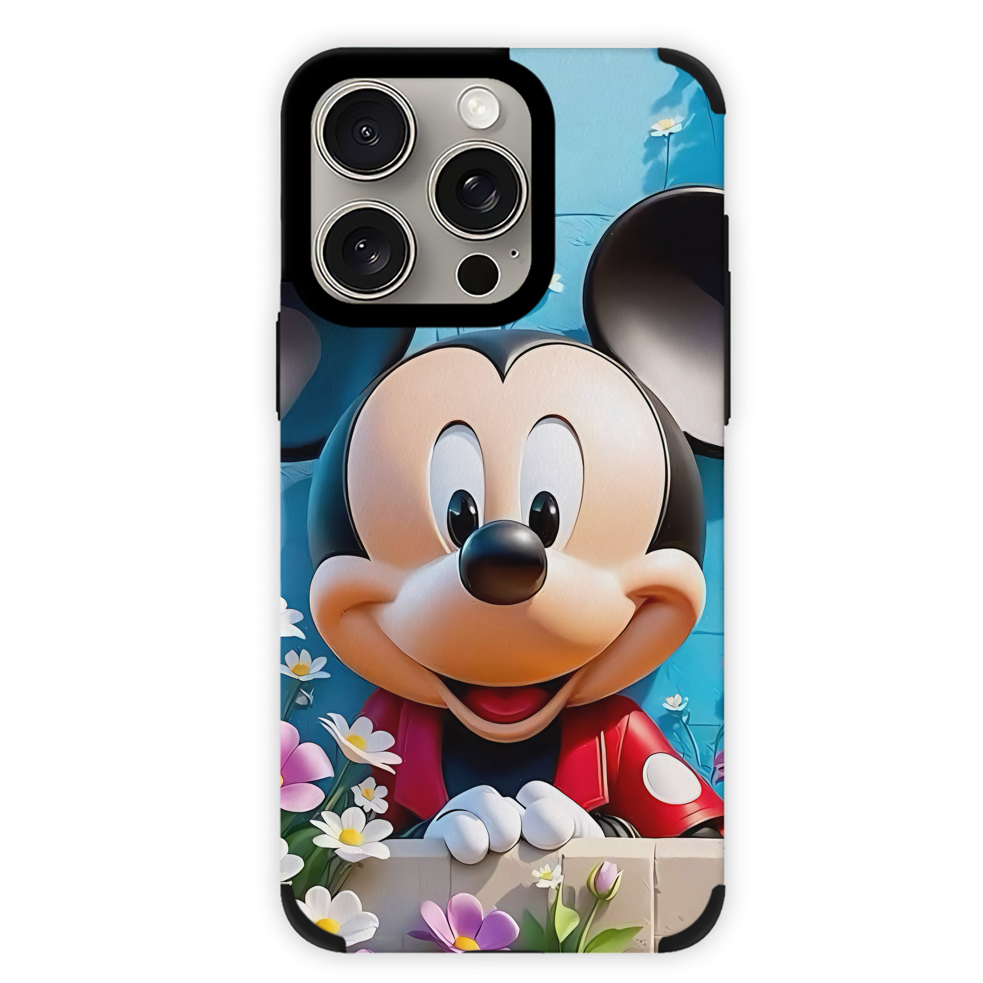 （画像用） ミッキーマウス Mickey Mouse 【iPhone15ProMax対応】 PUレザー スマホケース 耐衝撃＆黄変防止