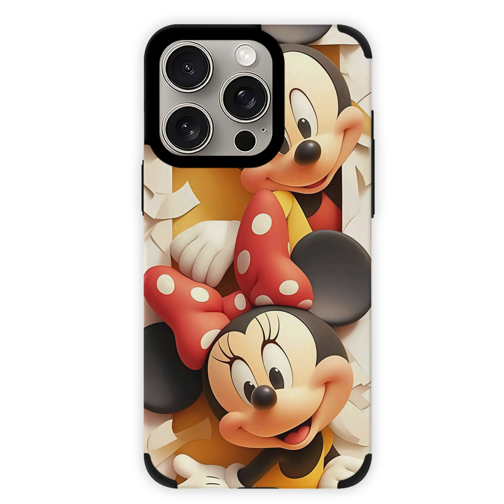 （画像用） ミッキーマウス Mickey Mouse 【iPhone15ProMax対応】 PUレザー スマホケース 耐衝撃＆黄変防止
