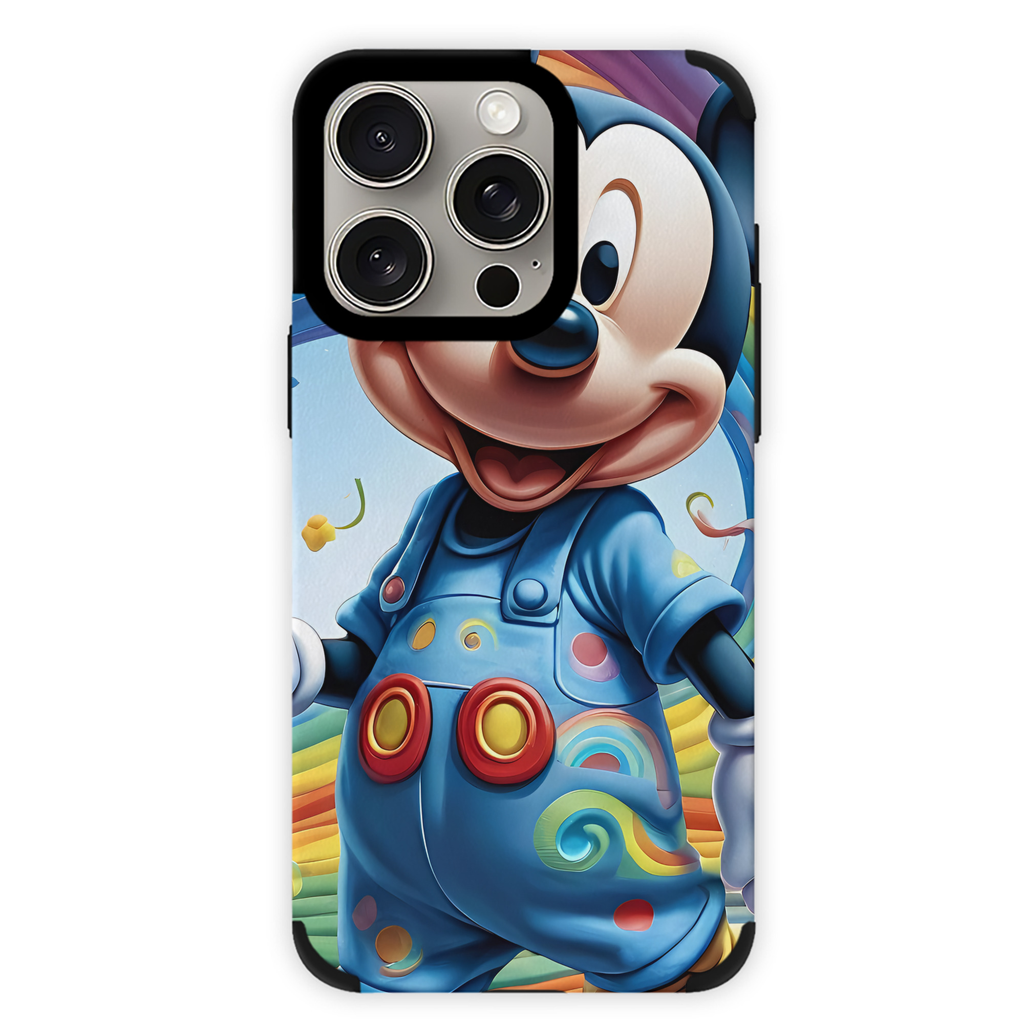 （画像用） ミッキーマウス Mickey Mouse 【iPhone15ProMax対応】 PUレザー スマホケース 耐衝撃＆黄変防止
