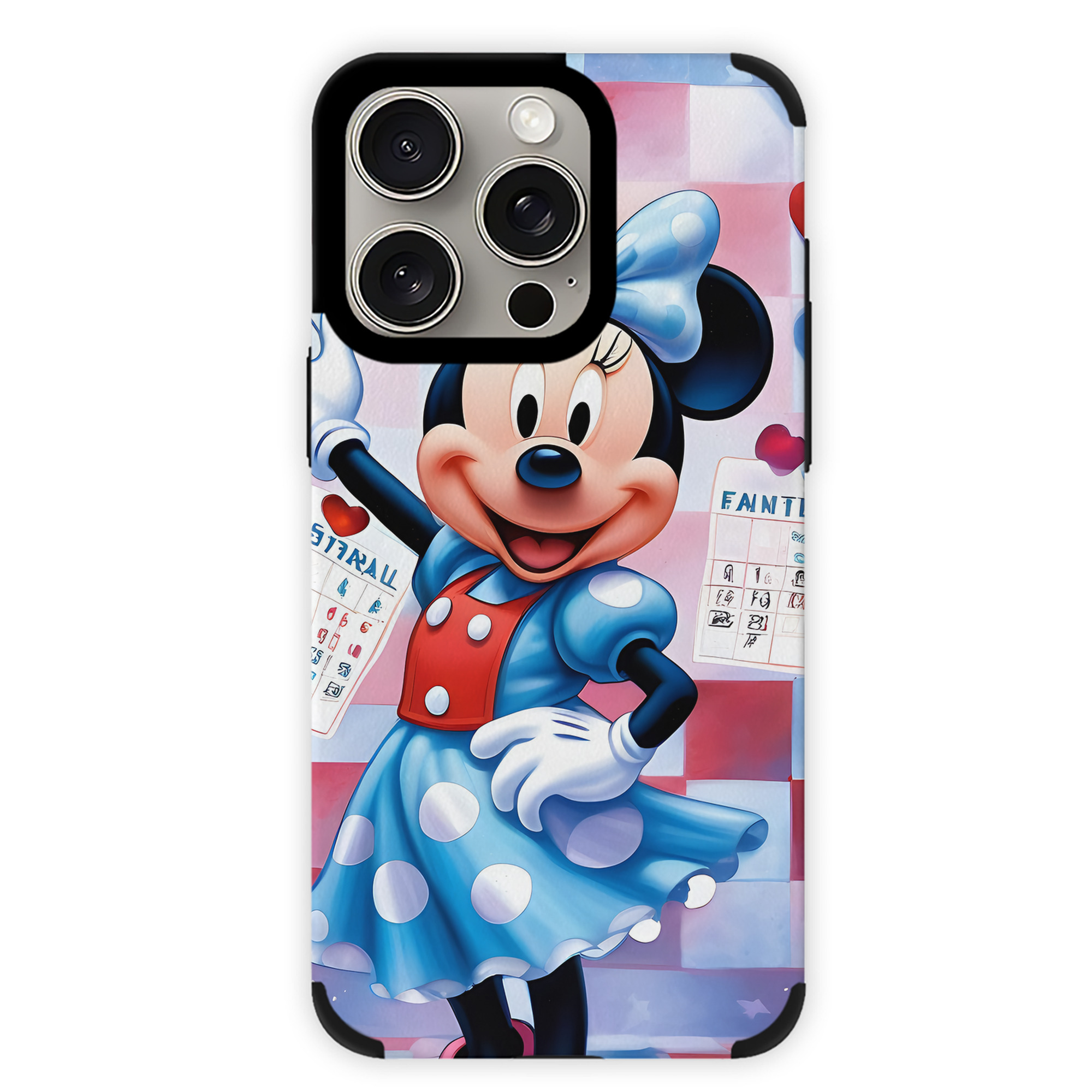 （画像用） ミッキーマウス Mickey Mouse 【iPhone15ProMax対応】 PUレザー スマホケース 耐衝撃＆黄変防止
