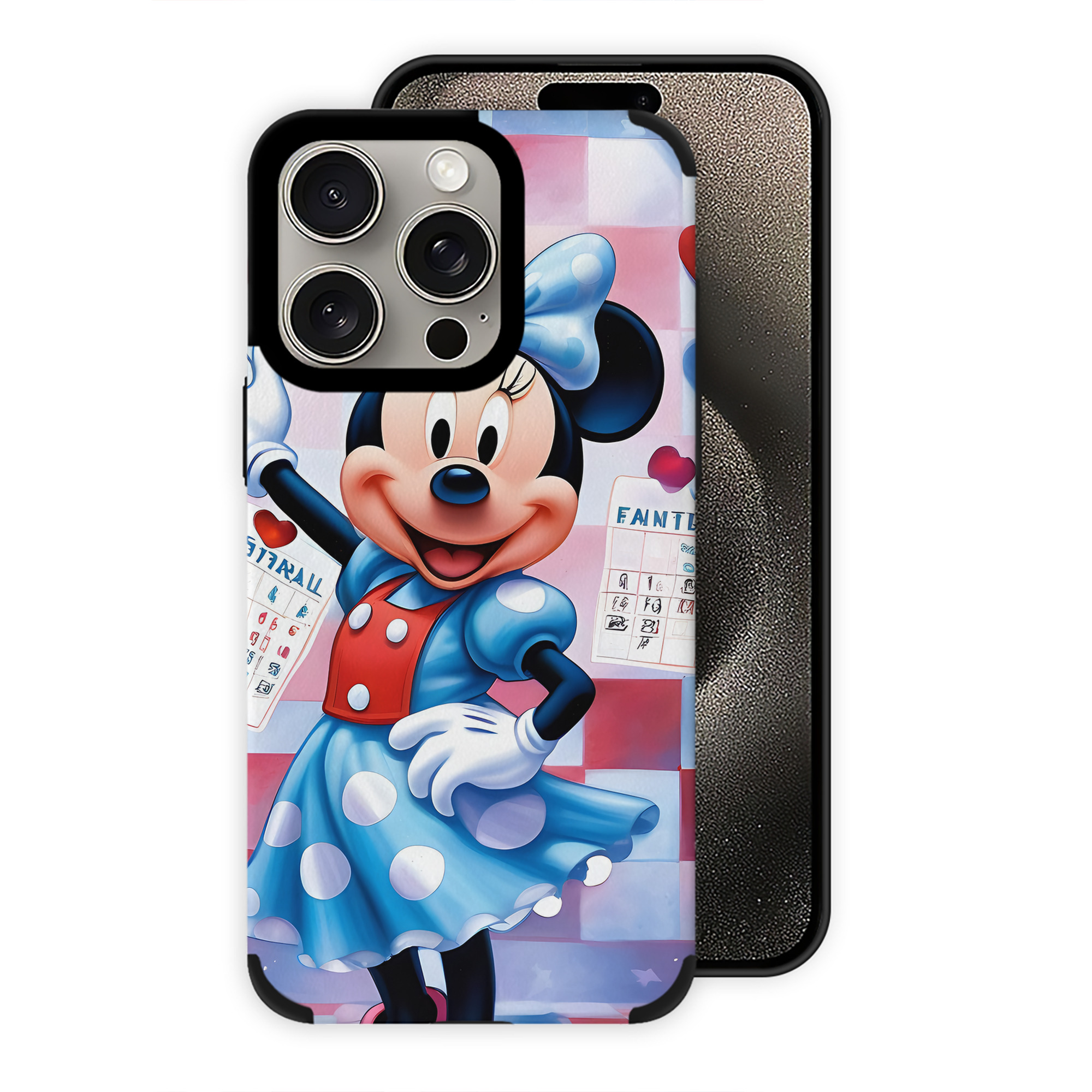 （画像用） ミッキーマウス Mickey Mouse 【iPhone15ProMax対応】 PUレザー スマホケース 耐衝撃＆黄変防止