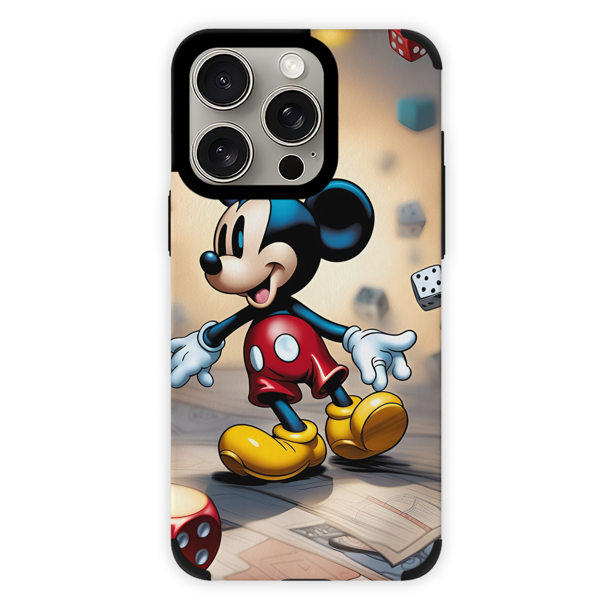 （画像用） ミッキーマウス Mickey Mouse 【iPhone15ProMax対応】 PUレザー スマホケース 耐衝撃＆黄変防止