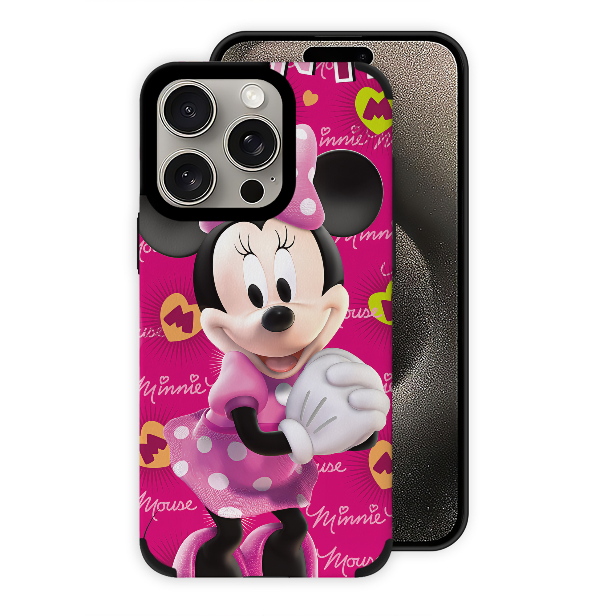 （画像用） ミッキーマウス Mickey Mouse 【iPhone15ProMax対応】 PUレザー スマホケース 耐衝撃＆黄変防止