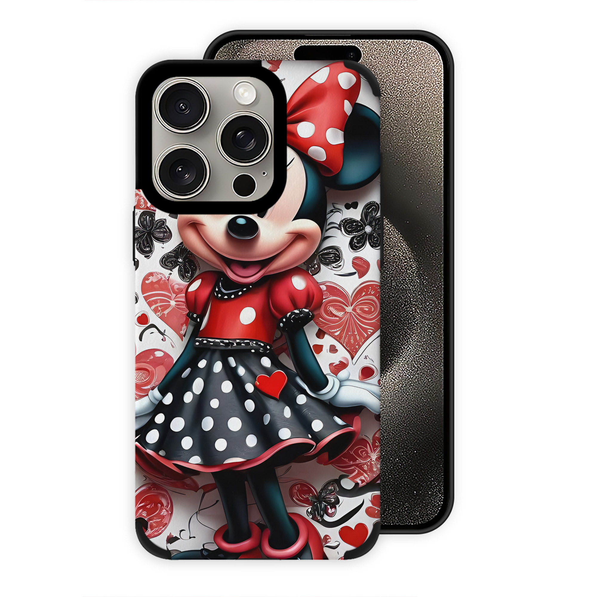 （画像用） ミッキーマウス Mickey Mouse 【iPhone15ProMax対応】 PUレザー スマホケース 耐衝撃＆黄変防止