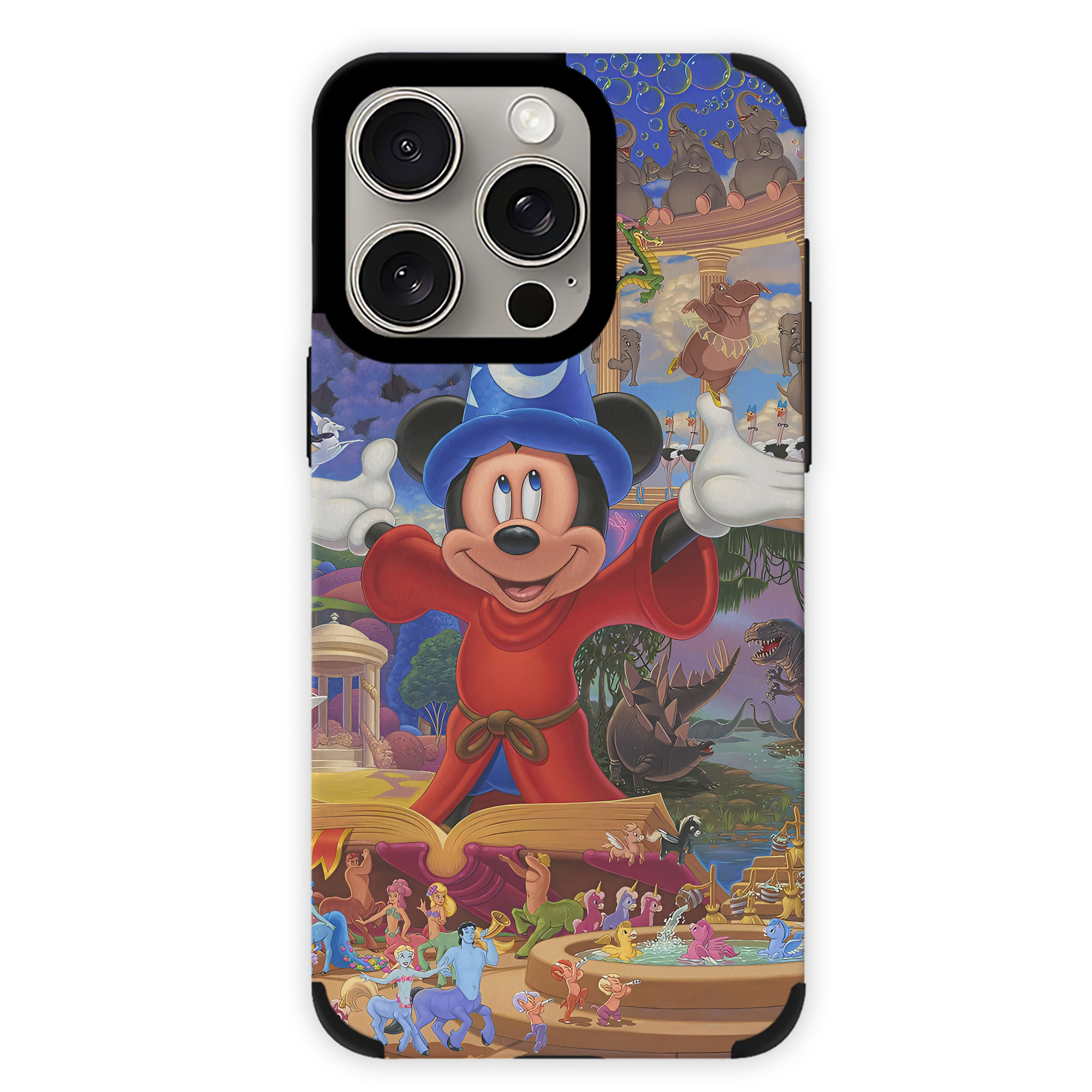 （画像用） ミッキーマウス Mickey Mouse 【iPhone15ProMax対応】 PUレザー スマホケース 耐衝撃＆黄変防止