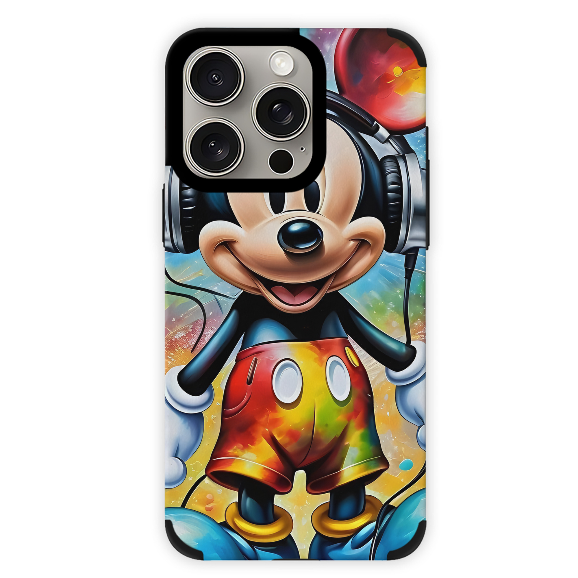 （画像用） ミッキーマウス Mickey Mouse 【iPhone15ProMax対応】 PUレザー スマホケース 耐衝撃＆黄変防止