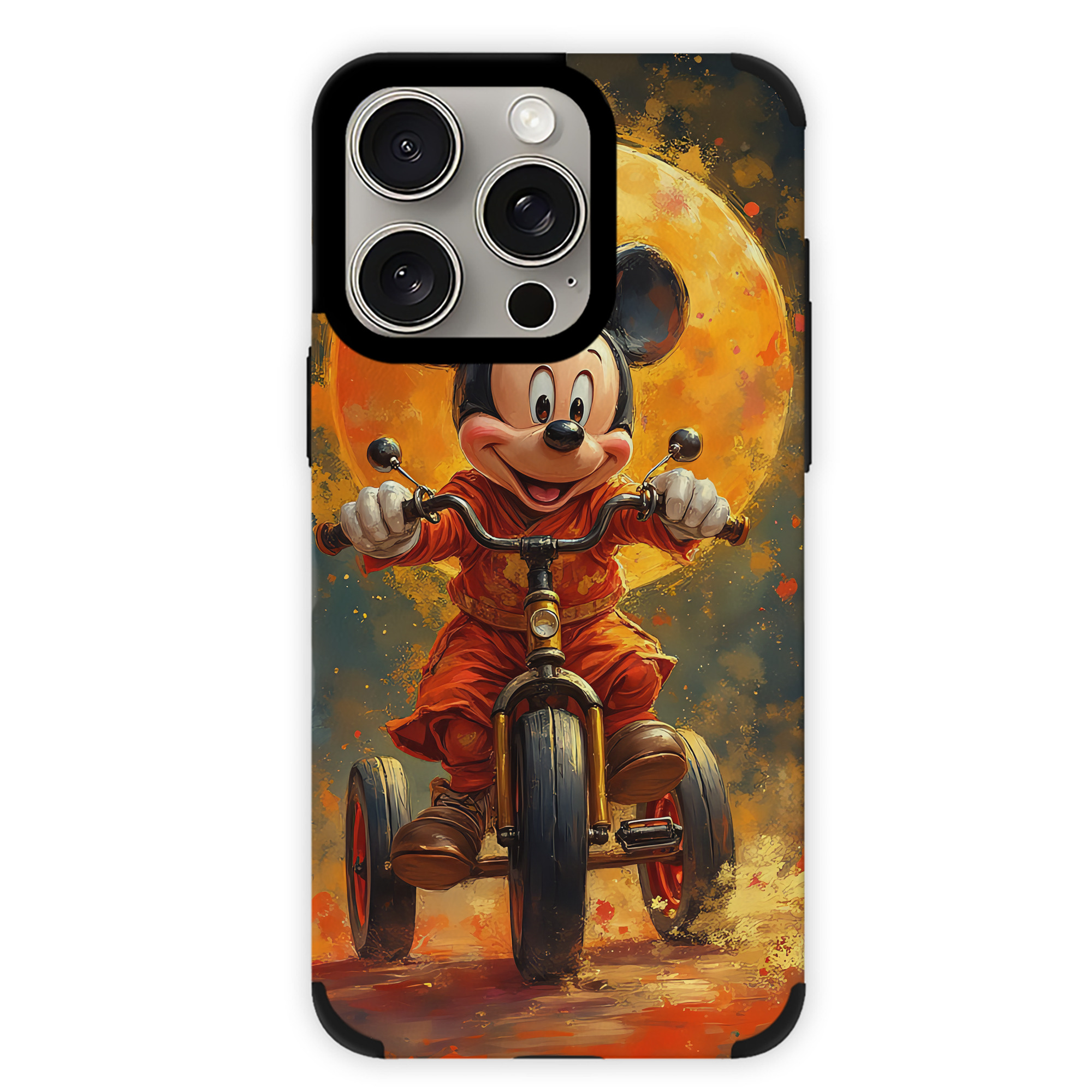 （画像用） ミッキーマウス Mickey Mouse 【iPhone15ProMax対応】 PUレザー スマホケース 耐衝撃＆黄変防止