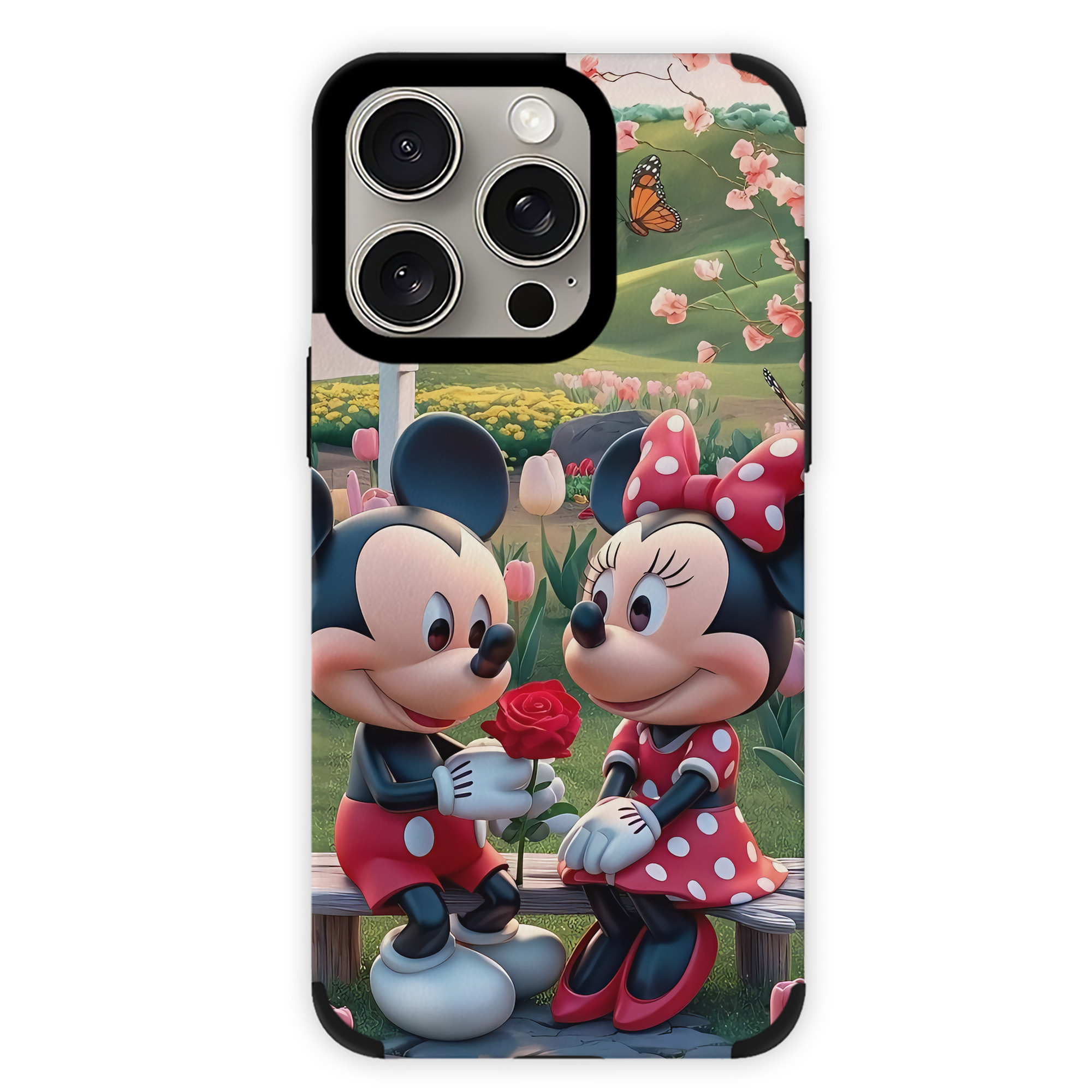 （画像用） ミッキーマウス Mickey Mouse 【iPhone15ProMax対応】 PUレザー スマホケース 耐衝撃＆黄変防止