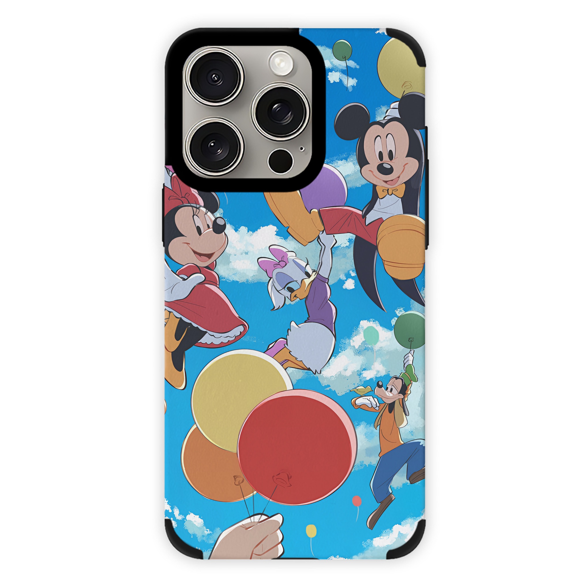 （画像用） ミッキーマウス Mickey Mouse 【iPhone15ProMax対応】 PUレザー スマホケース 耐衝撃＆黄変防止